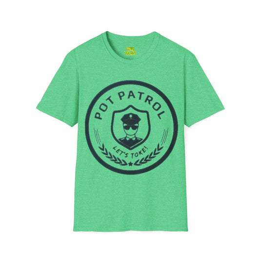 POT PATROL Let's Toke! Unisex Softstyle T-Shirt - Lizard Vigilante