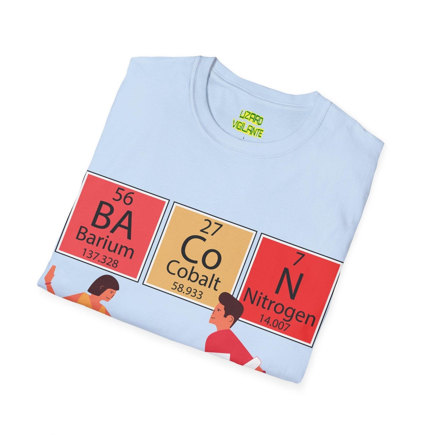 Happy About BACON Unisex Softstyle T-Shirt - Lizard Vigilante