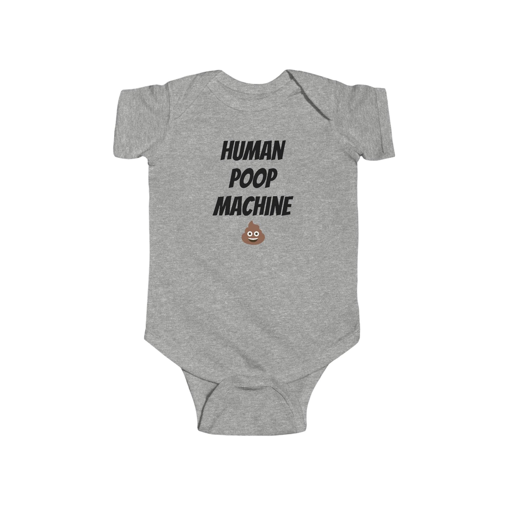 Human Poop Machine Infant Fine Jersey Bodysuit - Lizard Vigilante