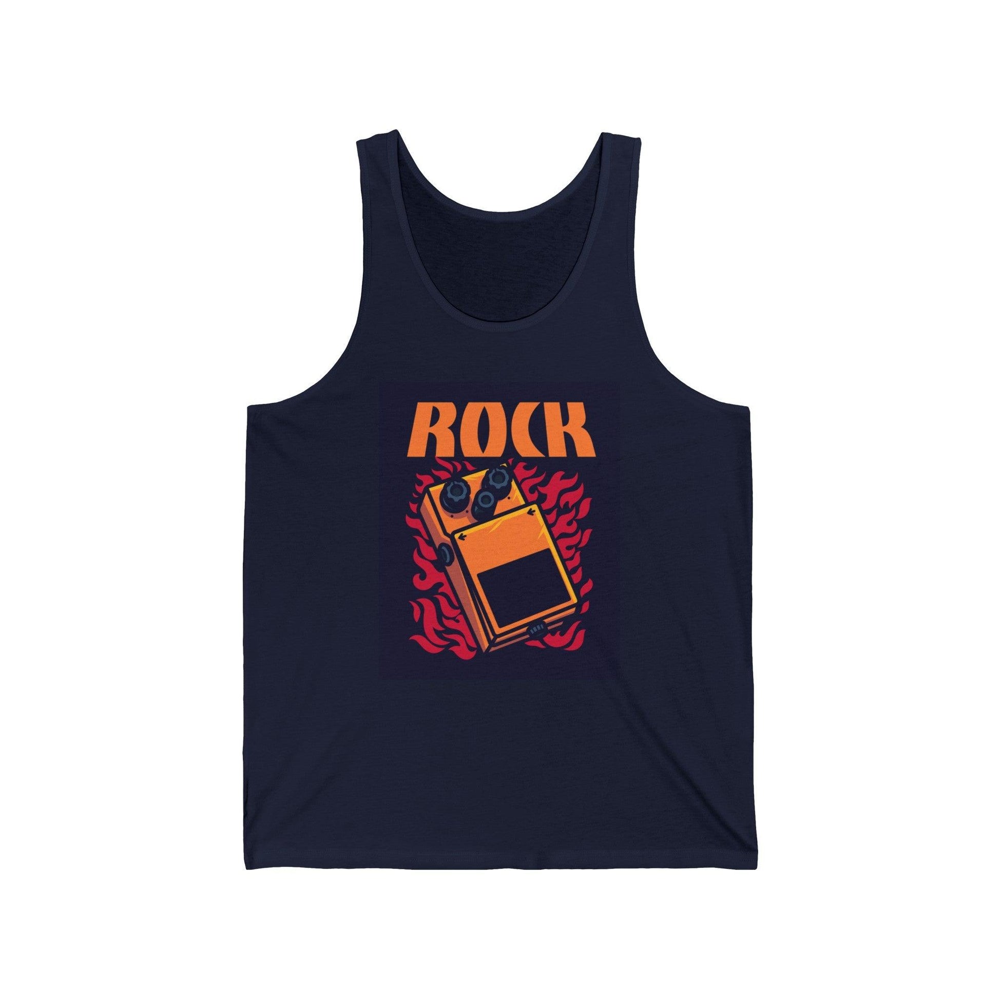 Rock Pedal Unisex Jersey Tank - Premium Tank Top from Printify - Just $31.23! Shop now at Lizard Vigilante