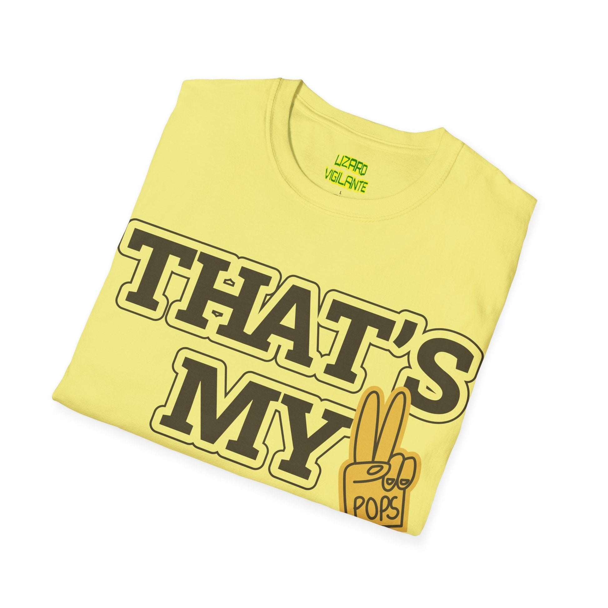 That's My Pops Unisex Softstyle T-Shirt - Lizard Vigilante