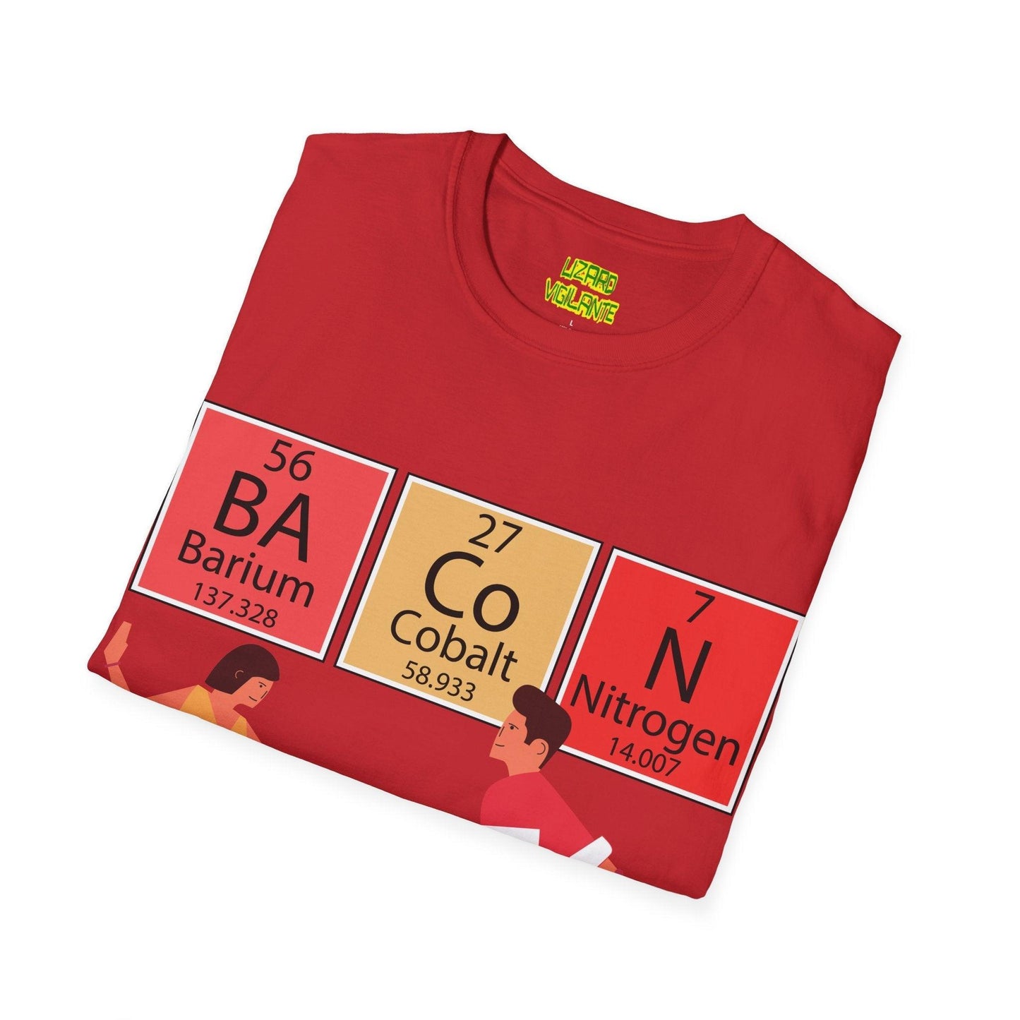 Happy About BACON Unisex Softstyle T-Shirt - Lizard Vigilante