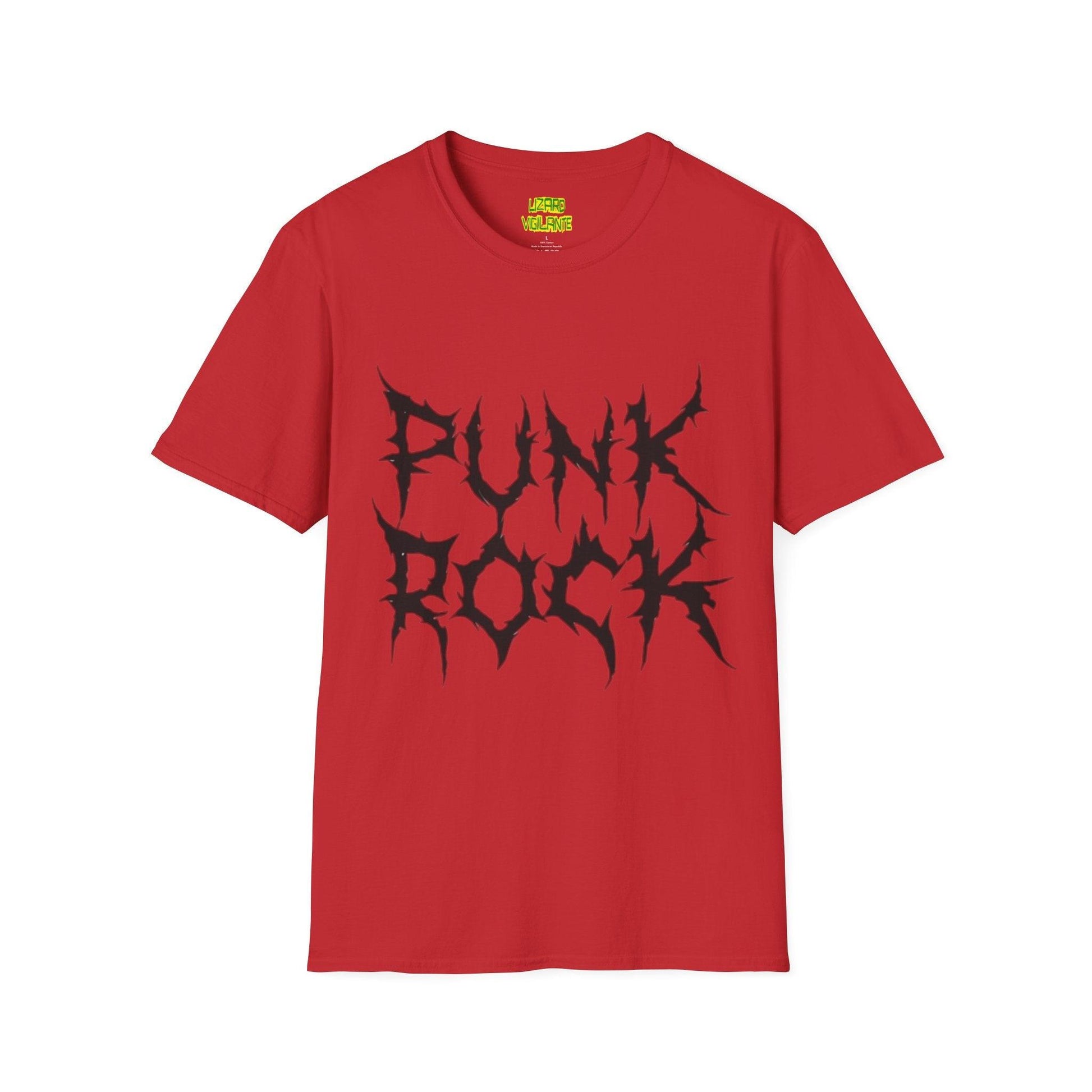 PUNK ROCK Unisex Softstyle T-Shirt - Lizard Vigilante