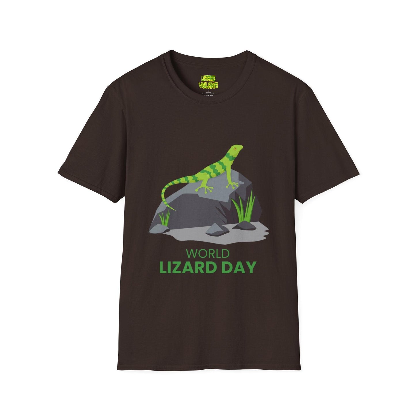 World Lizard Day Unisex Softstyle T-Shirt - Lizard Vigilante