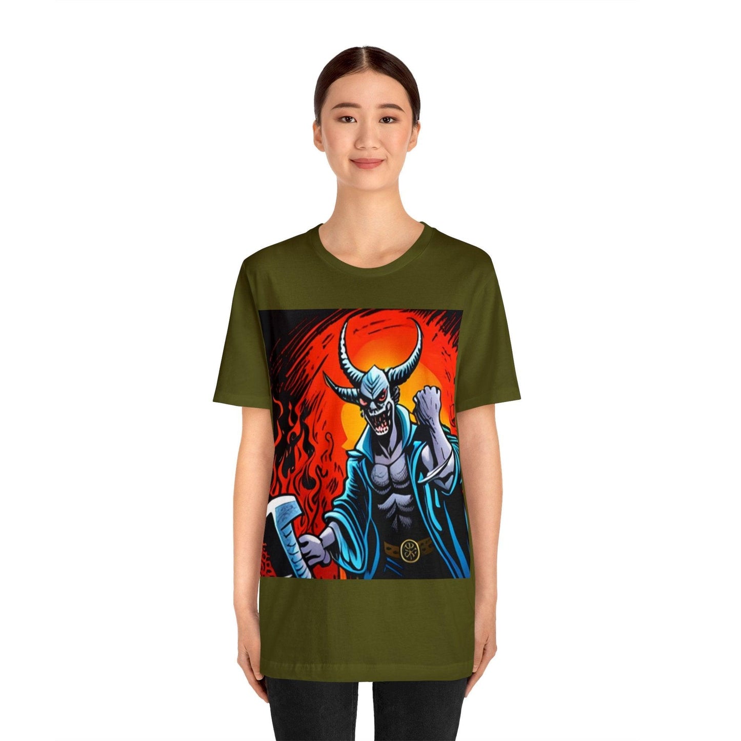 Tri-Horn Beast Unisex Jersey Short Sleeve Tee - Lizard Vigilante