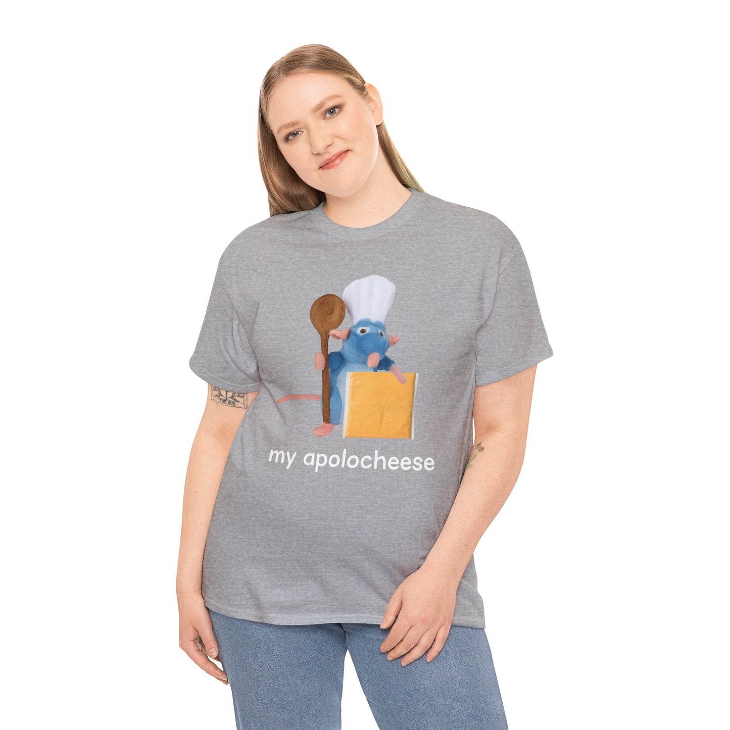 My Apolocheese Rat Plush Cheese Meme Shirt – Funny Ironic Tee for Rat Lovers