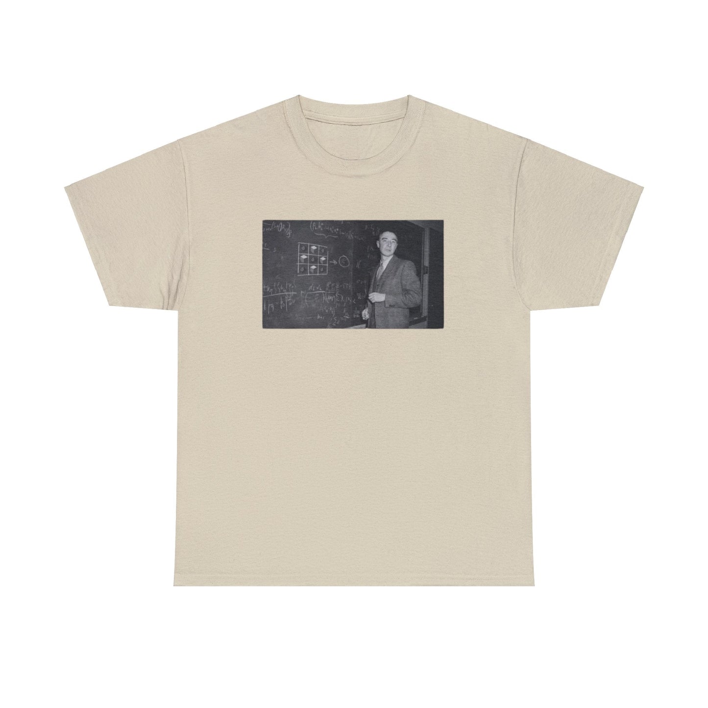 Oppenheimer x Minecraft Tee – Funny Crossover Meme T-Shirt for Gamers & Movie Fans