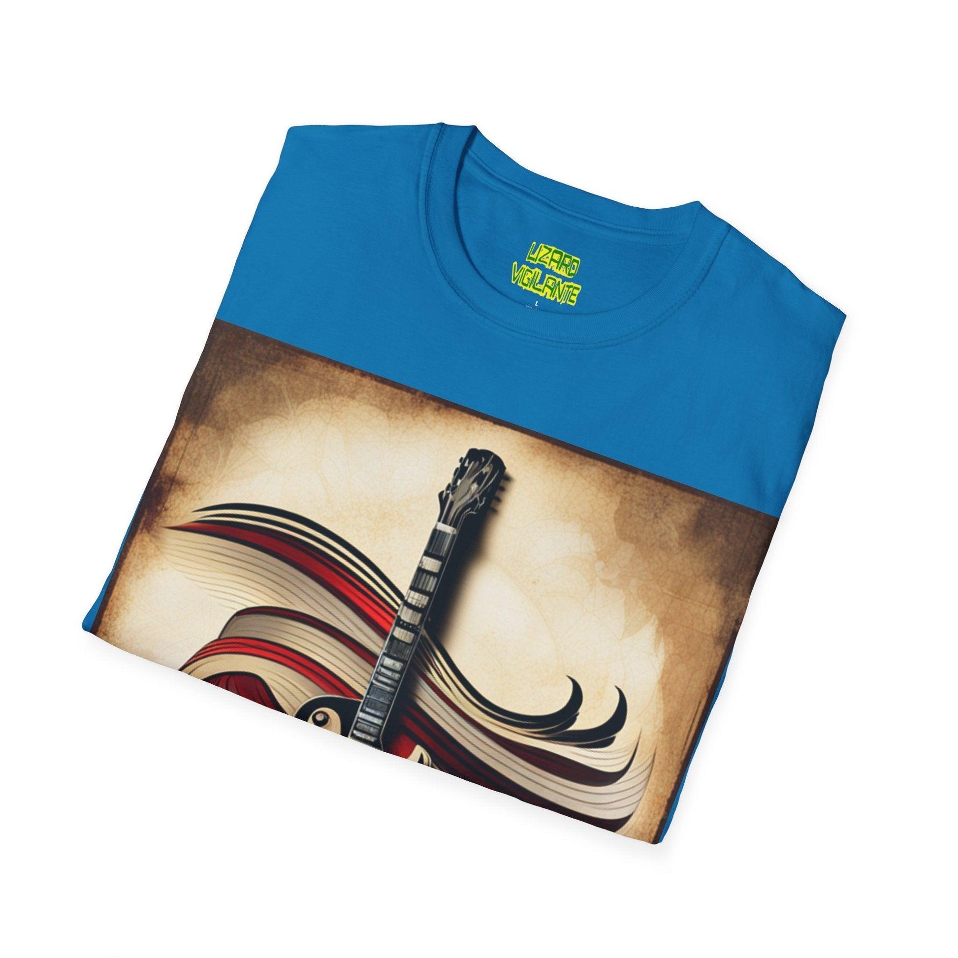 Guit-art Unisex Softstyle T-Shirt - Lizard Vigilante