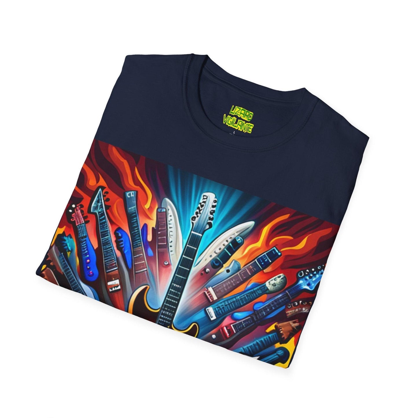 Electric Heroes Unisex Softstyle T-Shirt - Lizard Vigilante