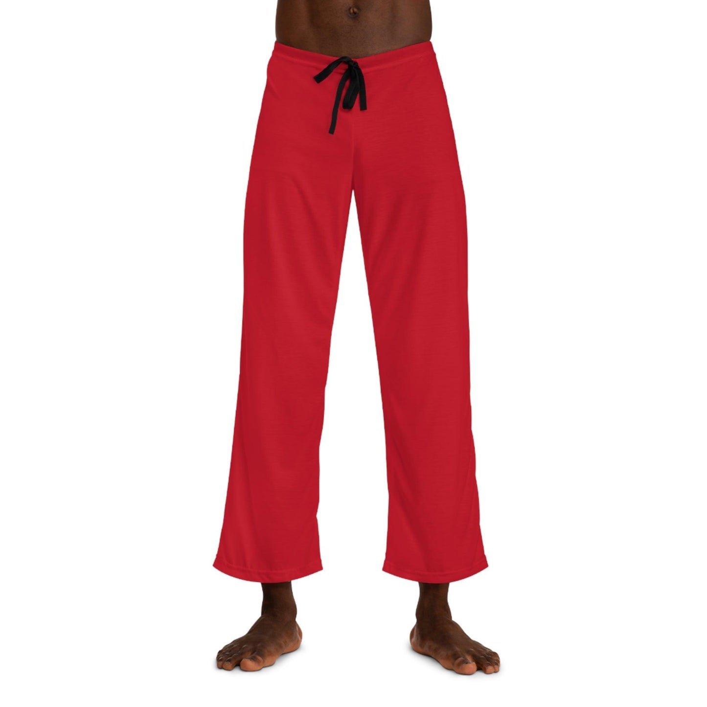 Men's Pajama Pants - Dark Red - Lizard Vigilante