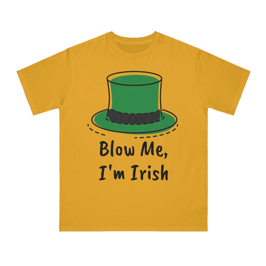 Blow Me, I'm Irish Organic Unisex Classic T-Shirt - Lizard Vigilante