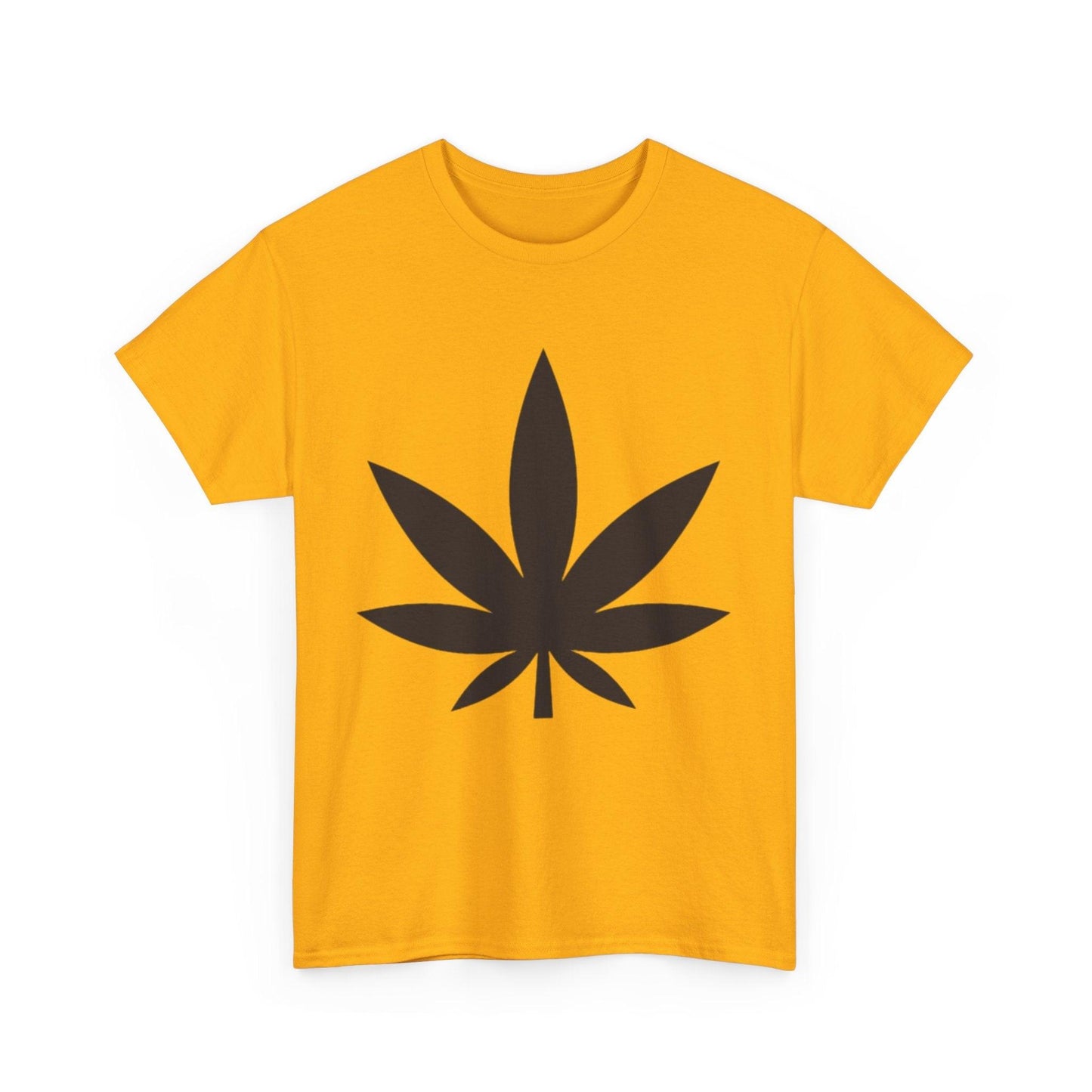 Black Pot Leaf Unisex Heavy Cotton Tee - Lizard Vigilante