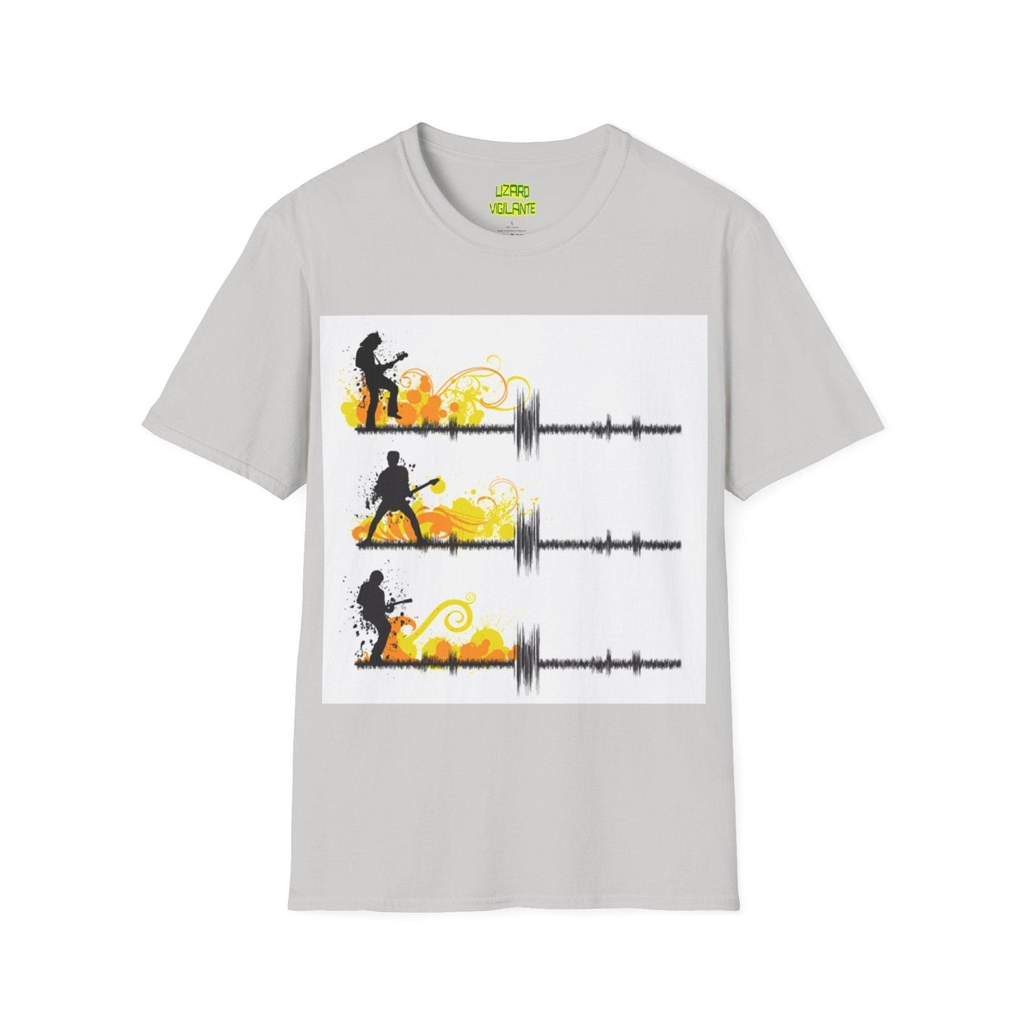 Guitar Wave Unisex Softstyle T-Shirt - Lizard Vigilante