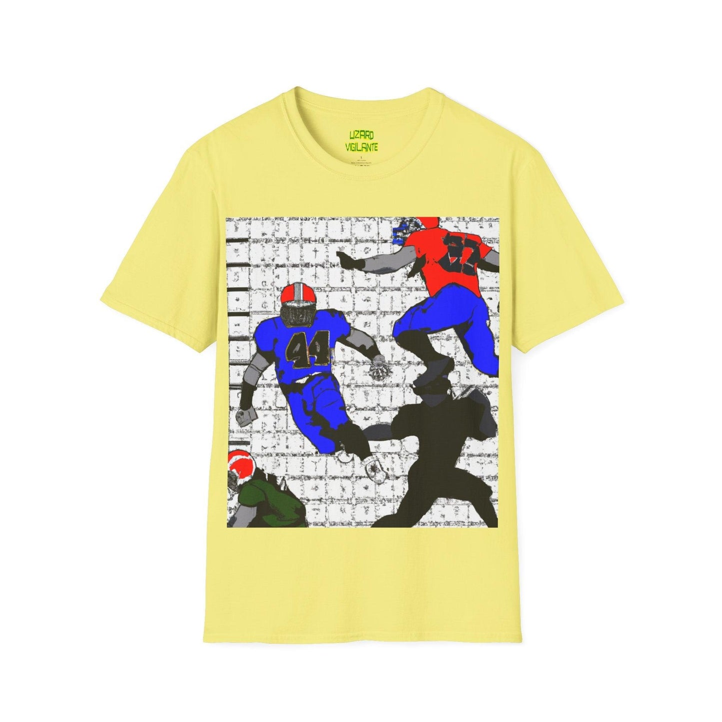 American Football Graphic Unisex Softstyle T-Shirt - Lizard Vigilante