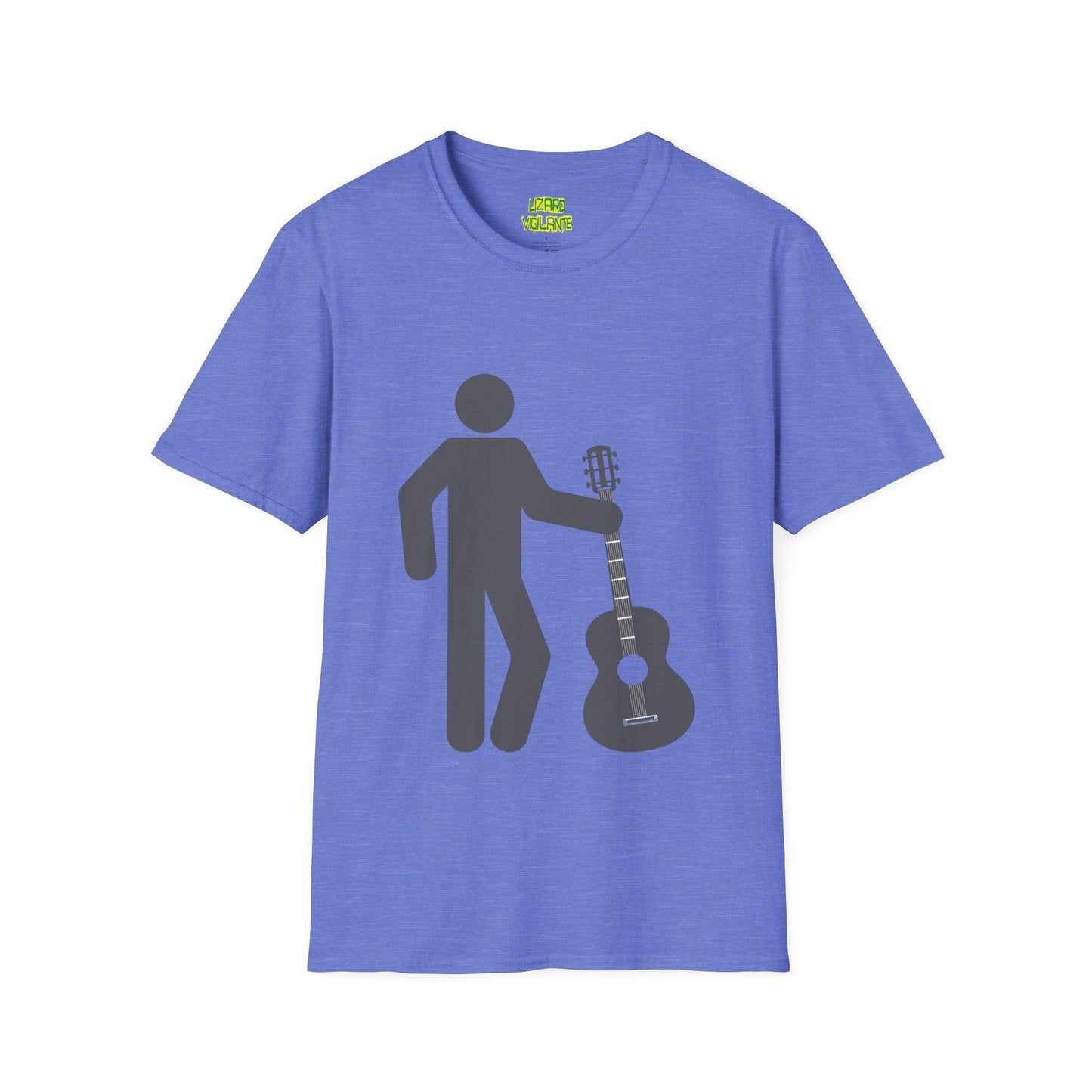 GuitarMan Unisex Softstyle T-Shirt - Lizard Vigilante