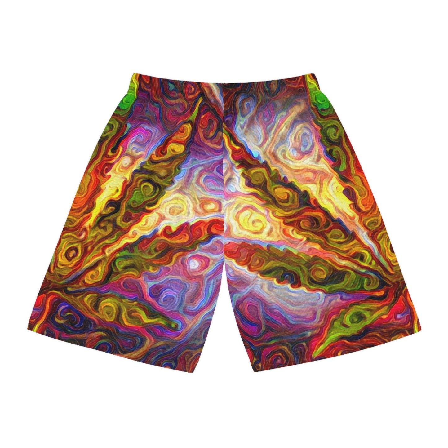 Pot Leaf Basketball Shorts - Lizard Vigilante