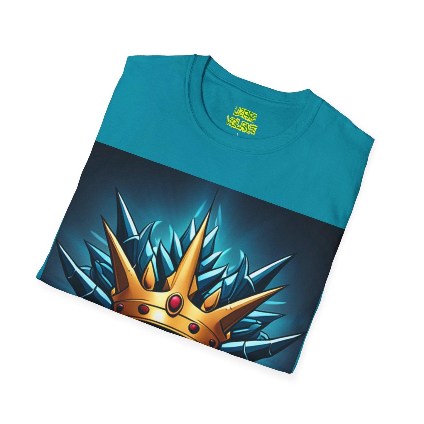 Blue Skeleton Queen Unisex Softstyle T-Shirt - Lizard Vigilante