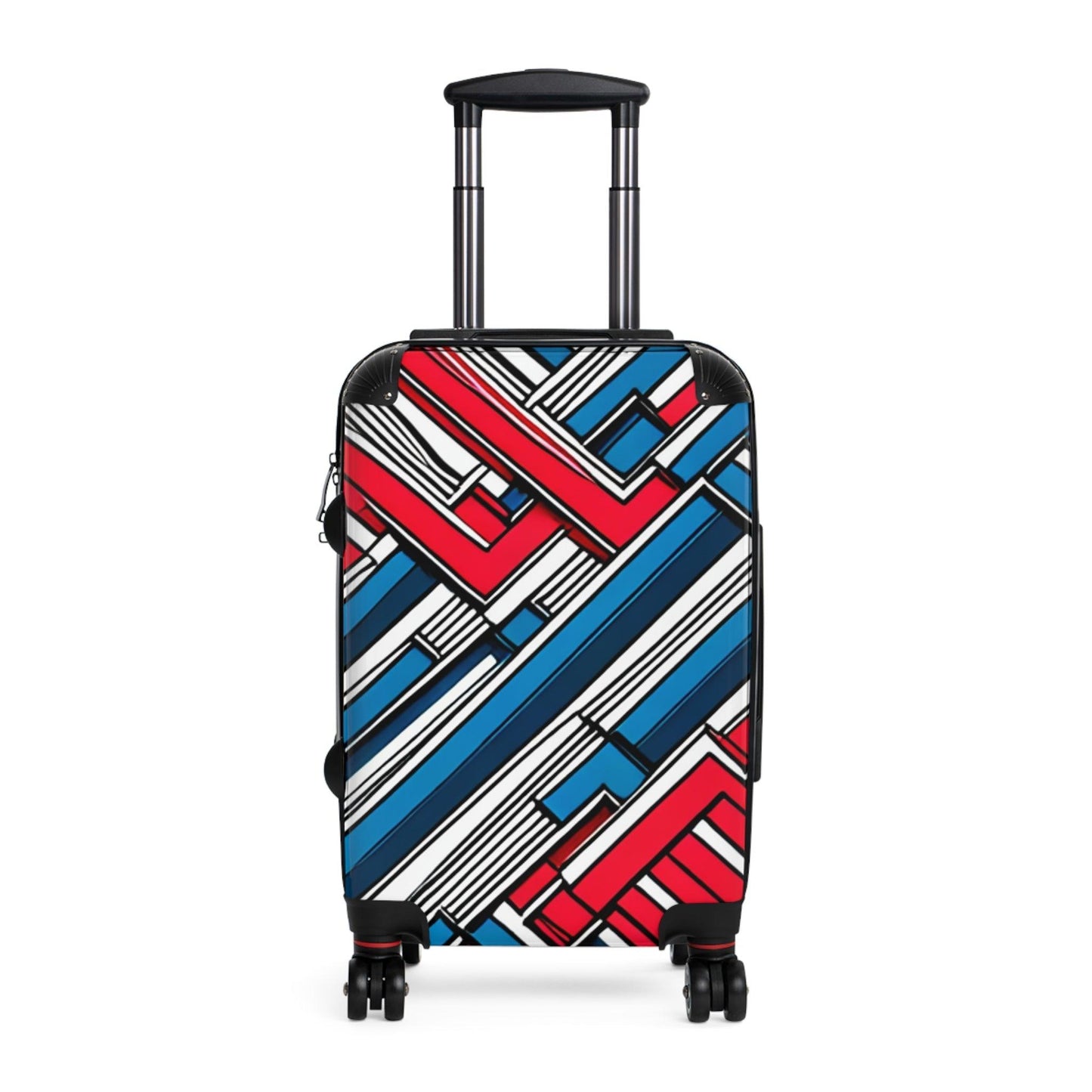 Geometric Patriot Suitcase - Lizard Vigilante