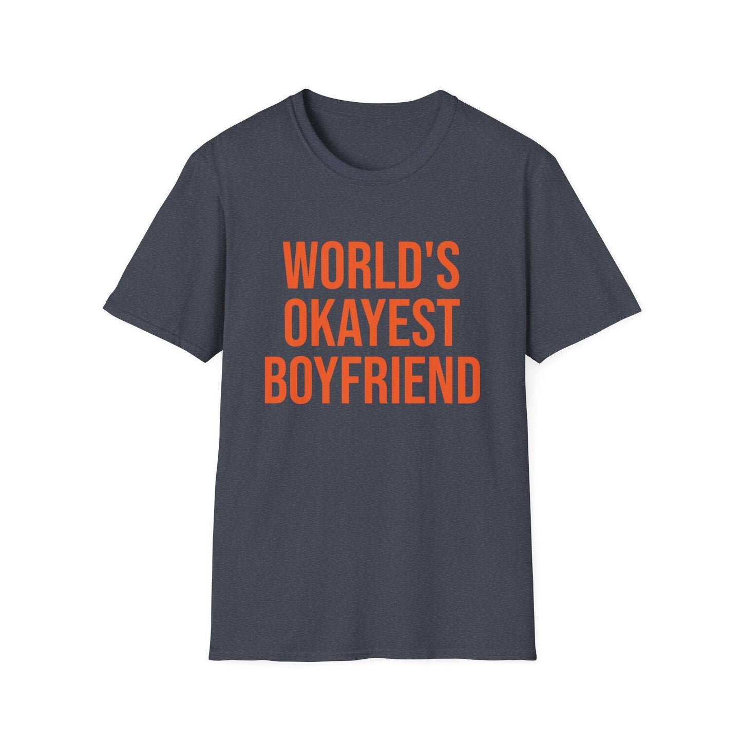 World's Okayest Boyfriend Unisex Softstyle T-Shirt - Lizard Vigilante