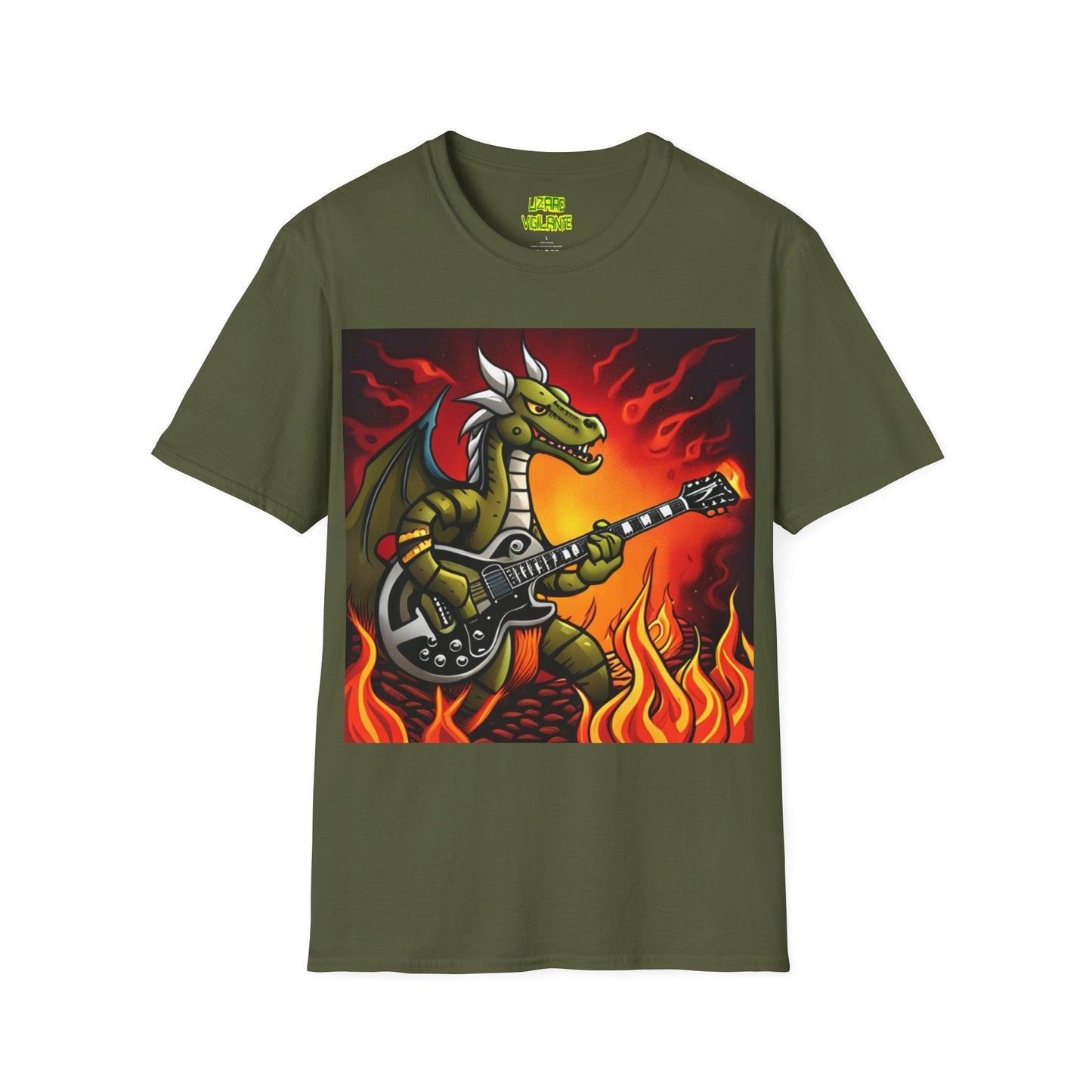 Draggin Solo Unisex Softstyle T-Shirt - Lizard Vigilante