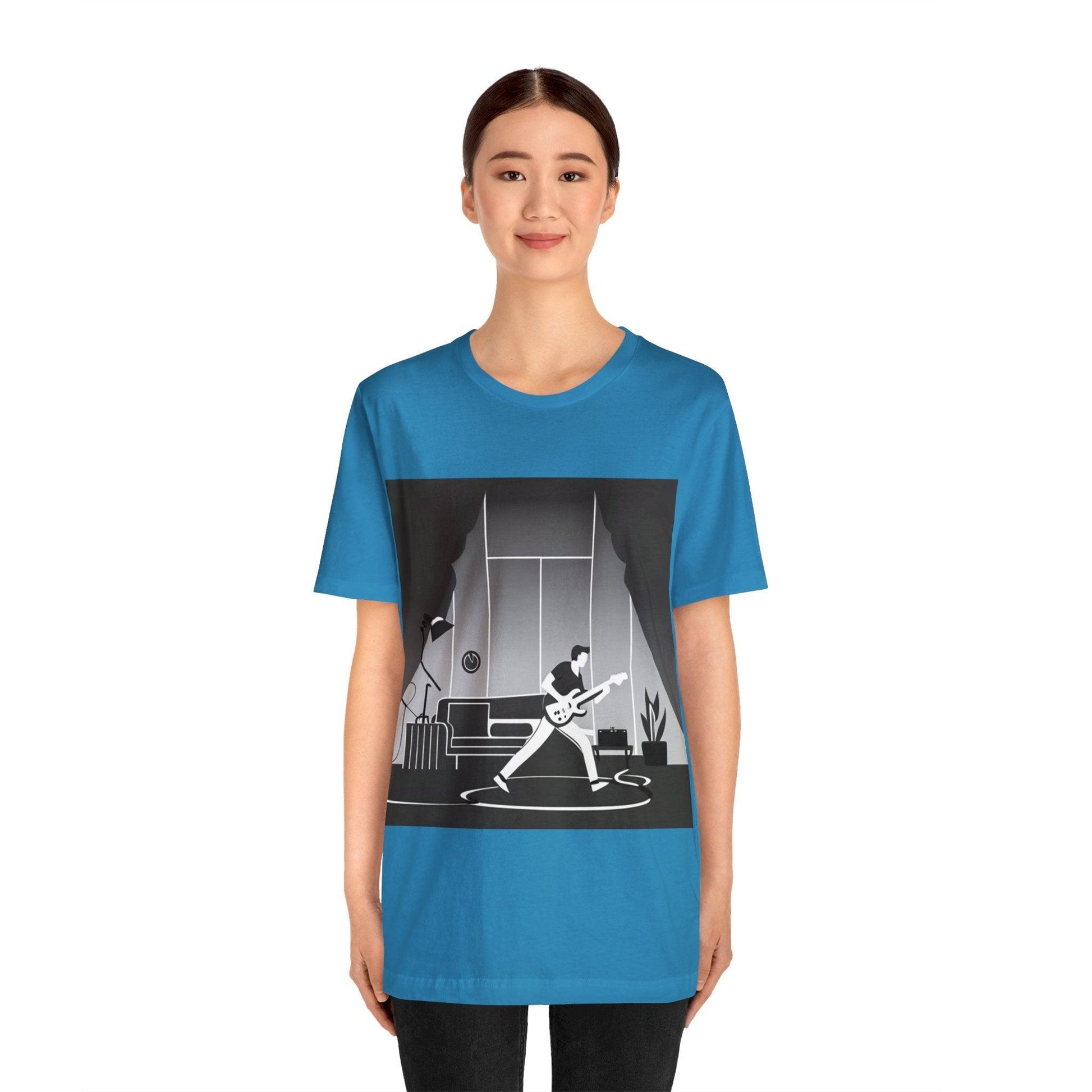 Living Room Jam Unisex Jersey Short Sleeve Tee - Lizard Vigilante