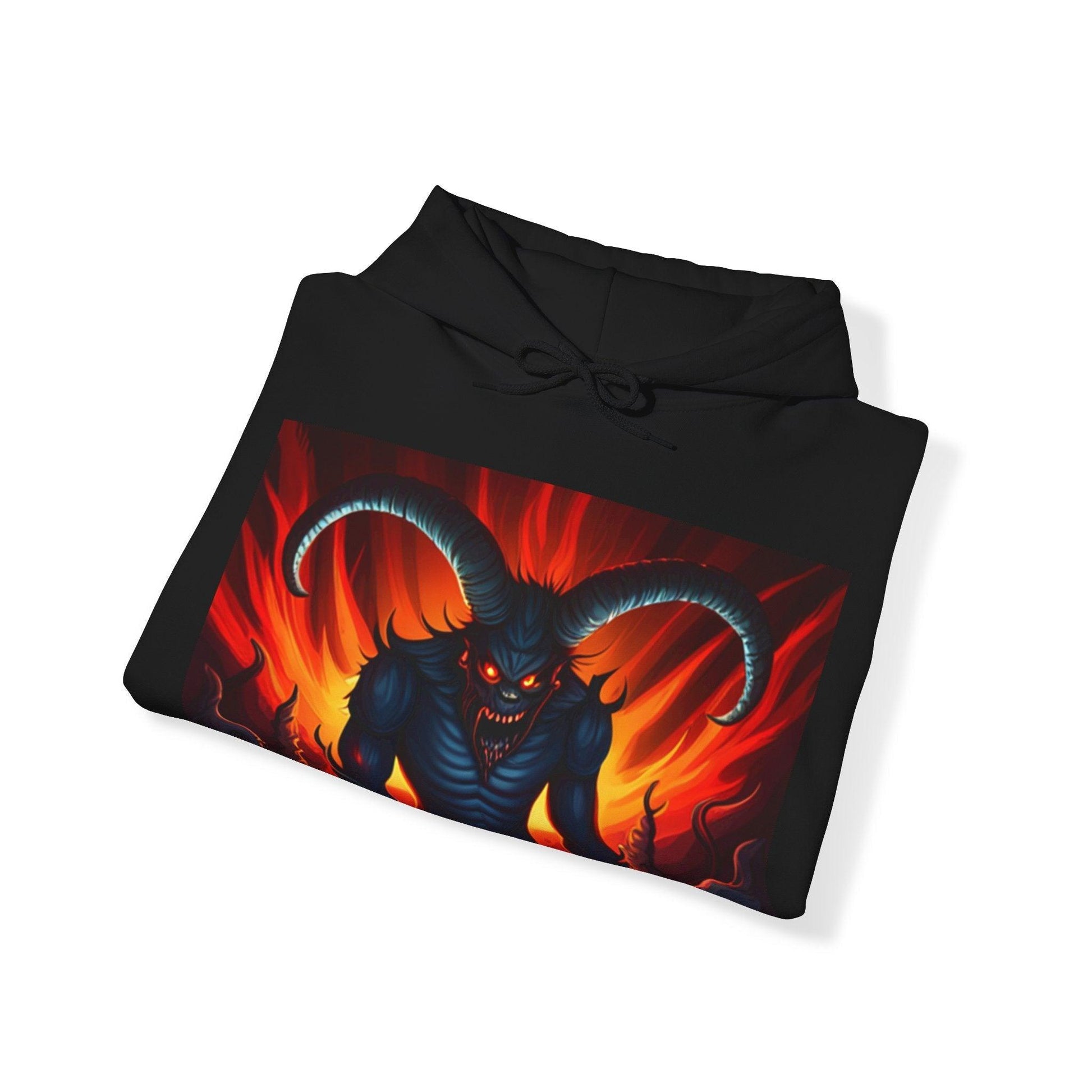 Horny Devil Unisex Heavy Blend™ Hooded Sweatshirt - Lizard Vigilante