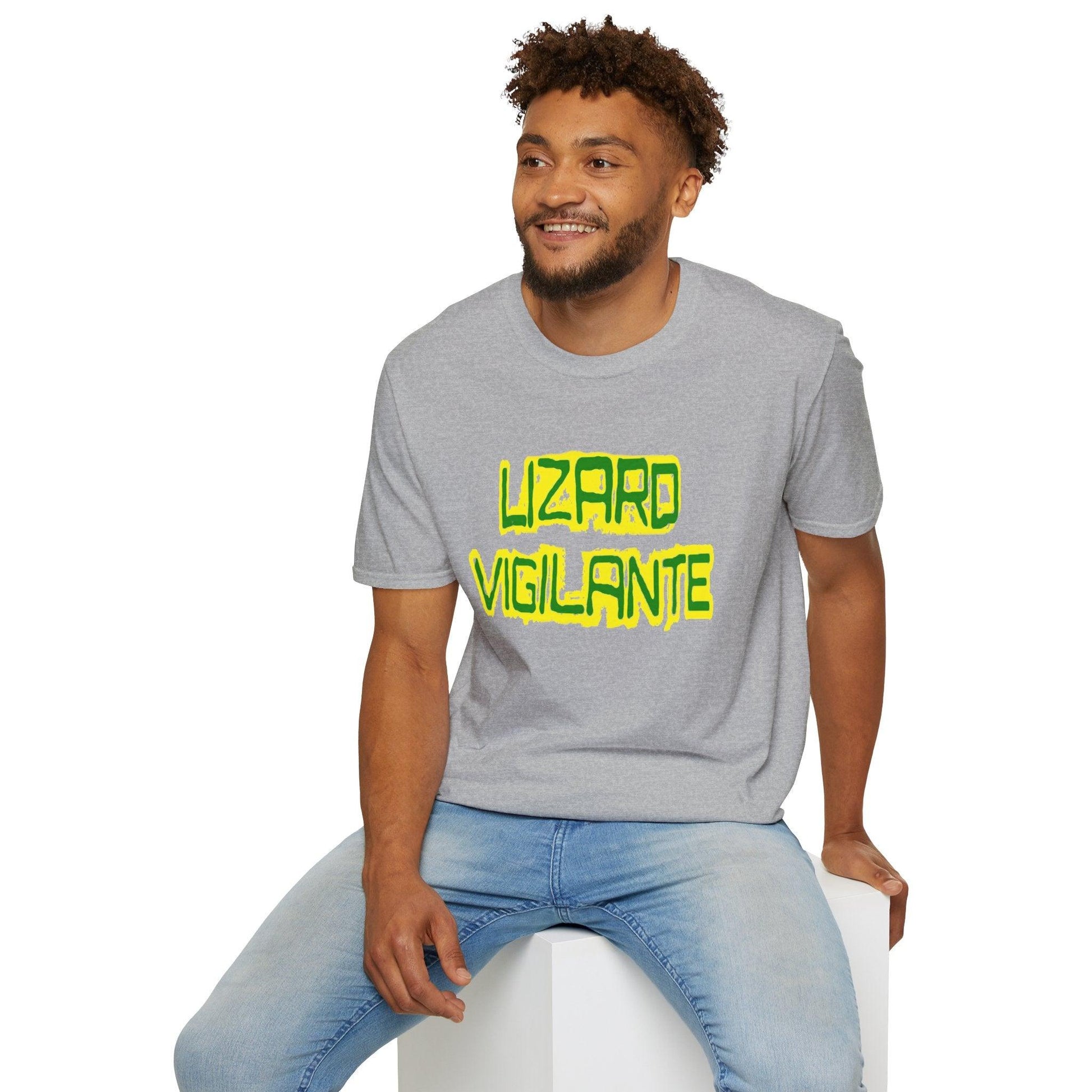 LIZARD VIGILANTE Unisex Softstyle T-Shirt - Lizard Vigilante