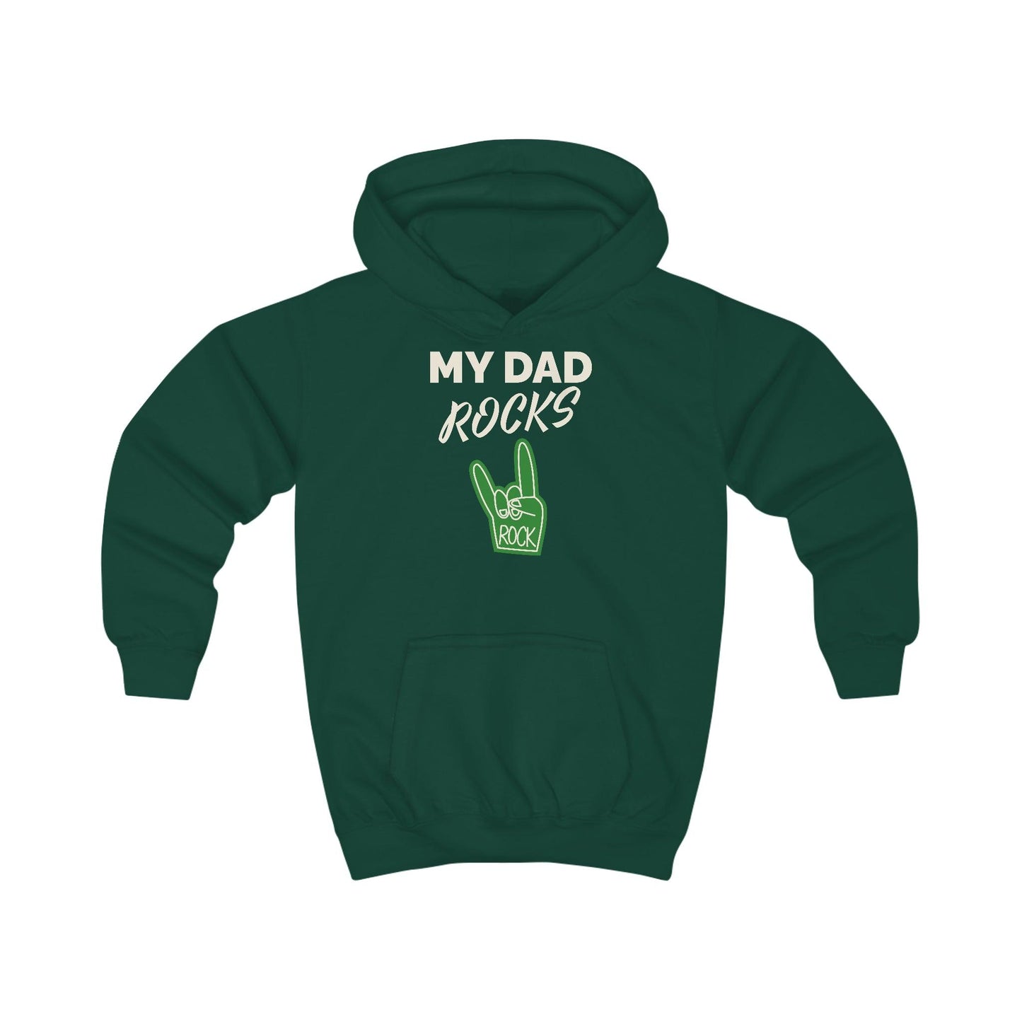 My Dad Rocks Kids Hoodie - Lizard Vigilante