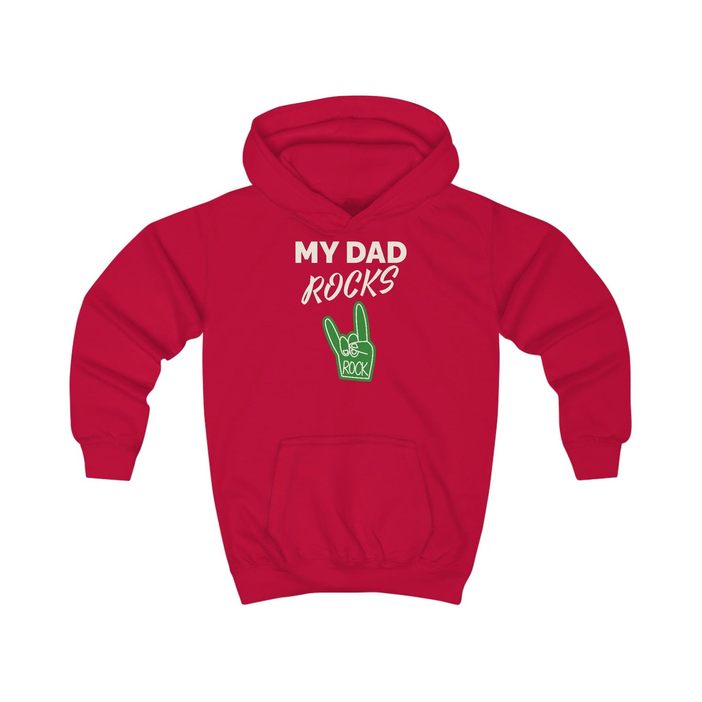 My Dad Rocks Kids Hoodie - Lizard Vigilante