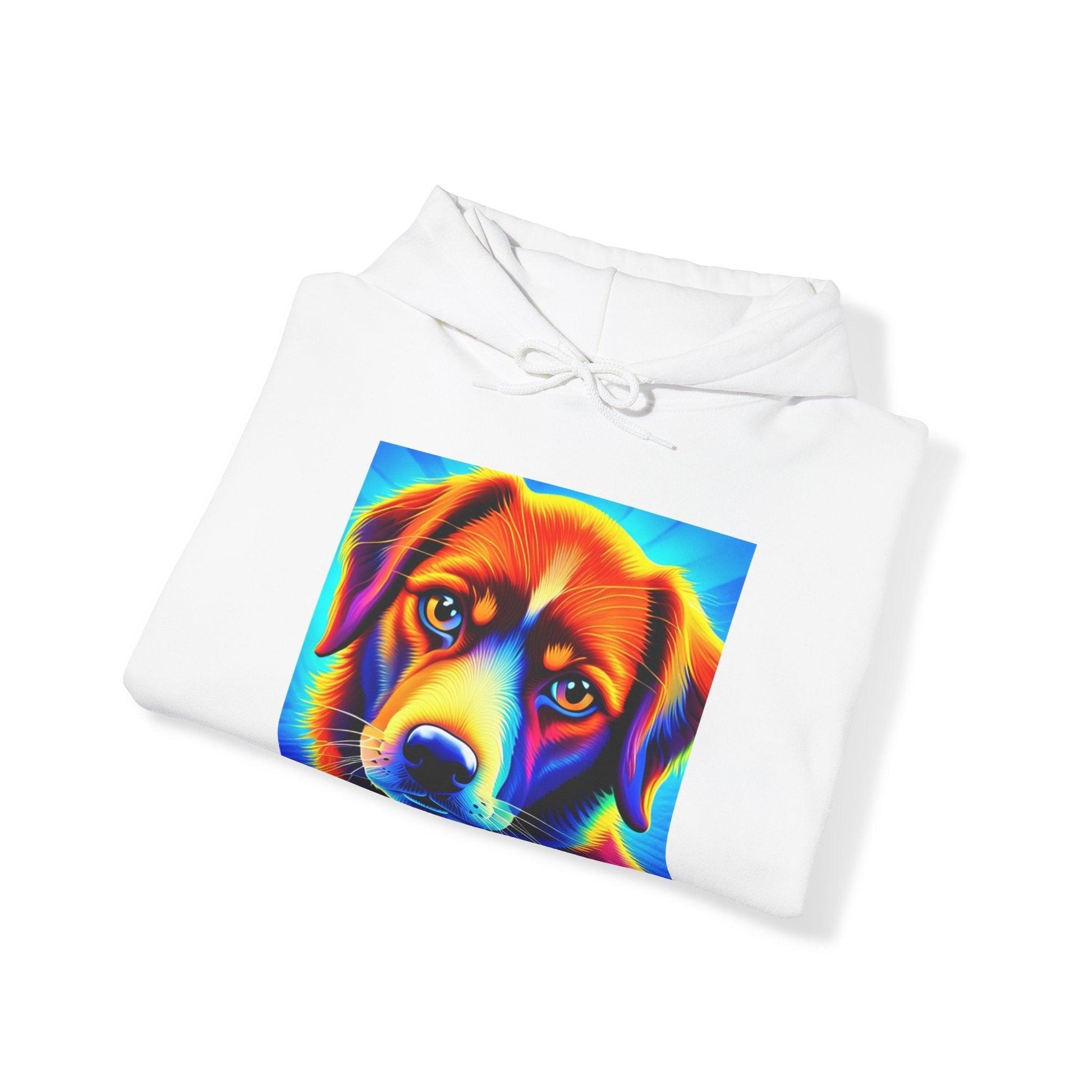 Prism Dog Unisex Heavy Blend™ Hooded Sweatshirt - Lizard Vigilante