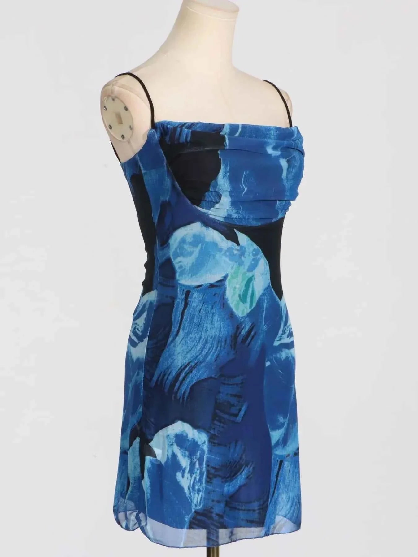 Stylish Cowl Neck Cami : Mini Dress