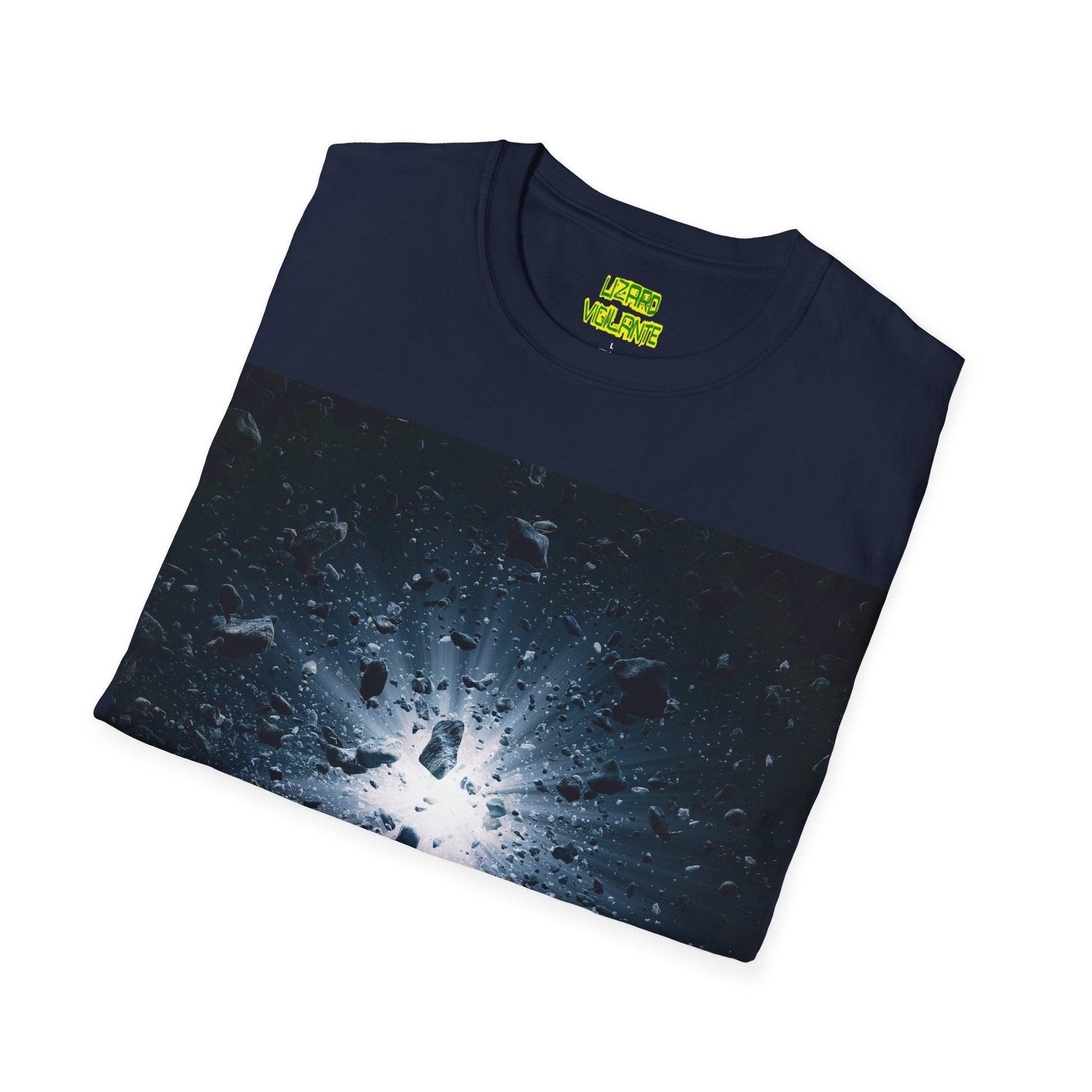 Space Rocks Unisex Softstyle T-Shirt - Lizard Vigilante