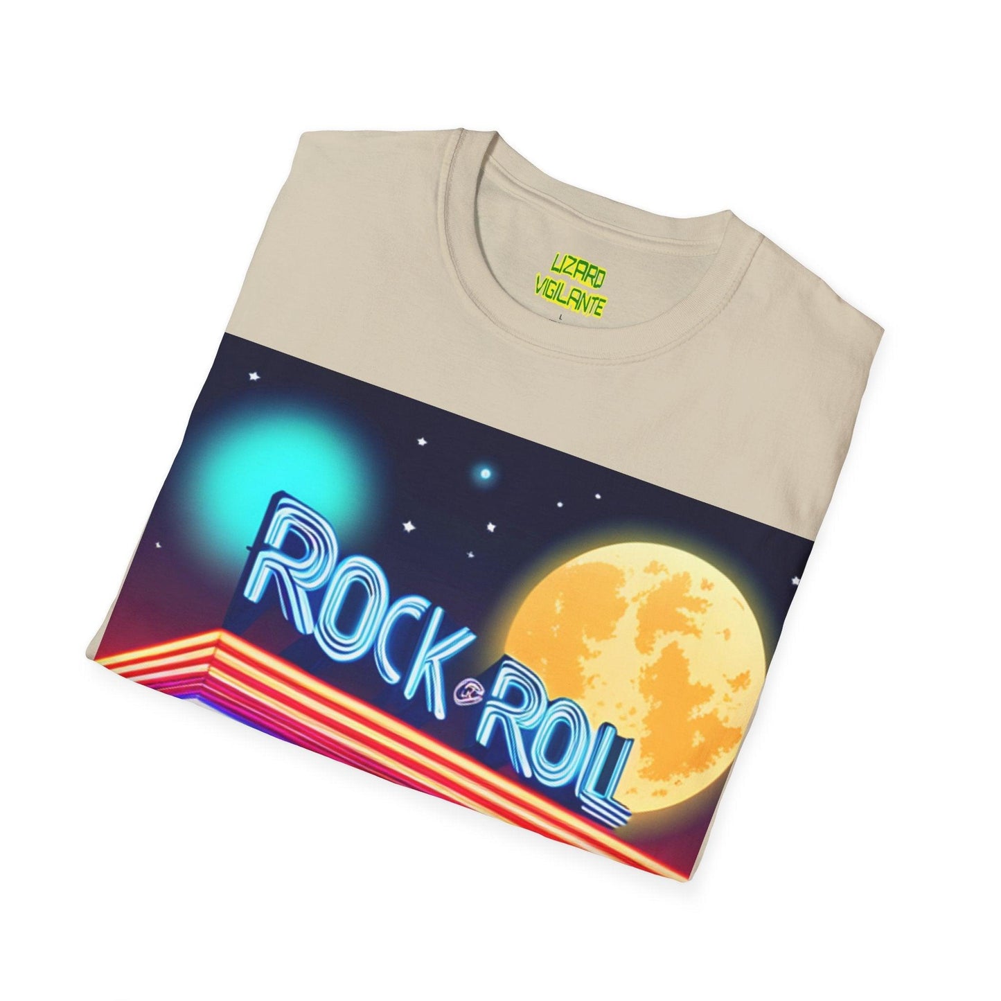 Rock*Roll Unisex Softstyle T-Shirt - Lizard Vigilante