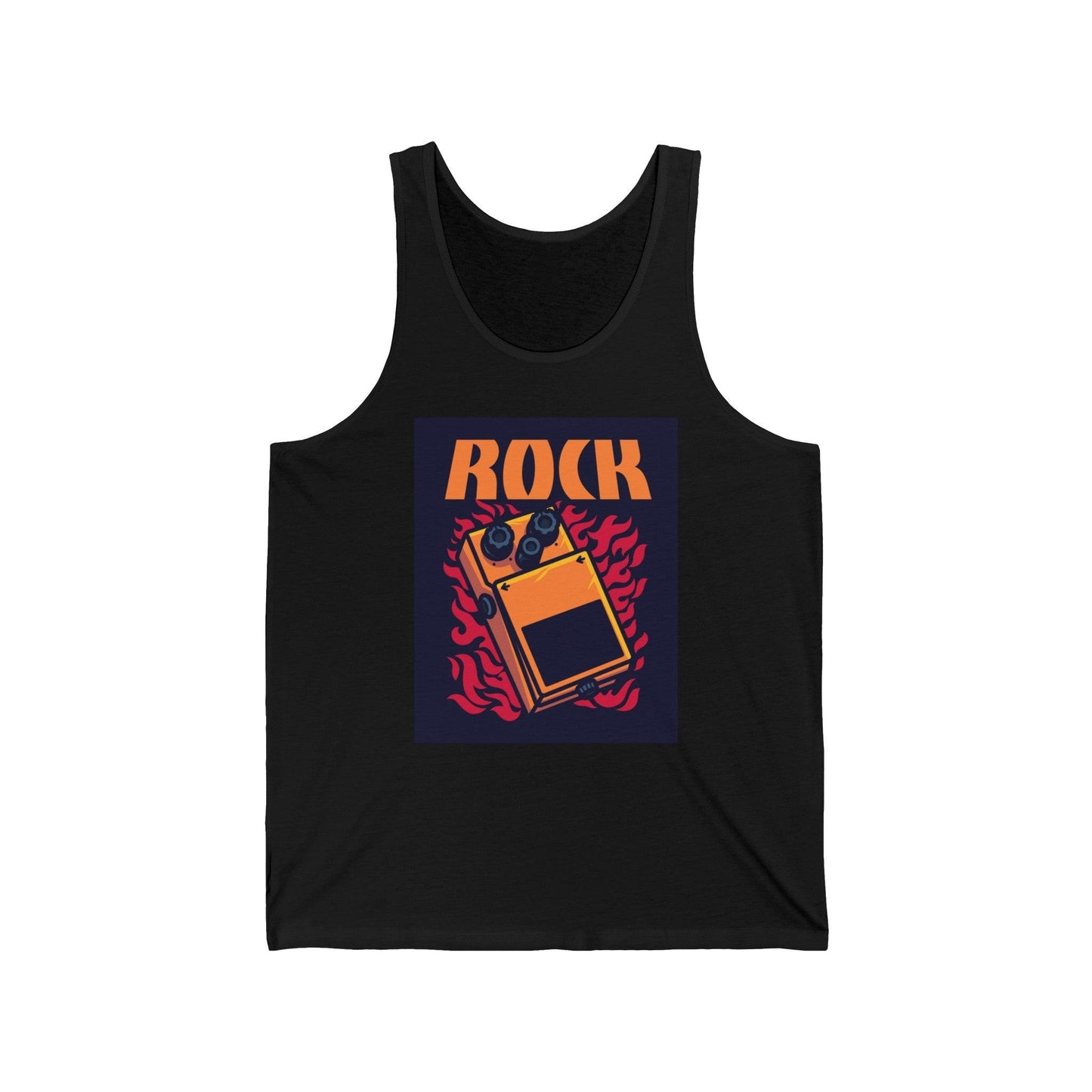 Rock Pedal Unisex Jersey Tank - Lizard Vigilante