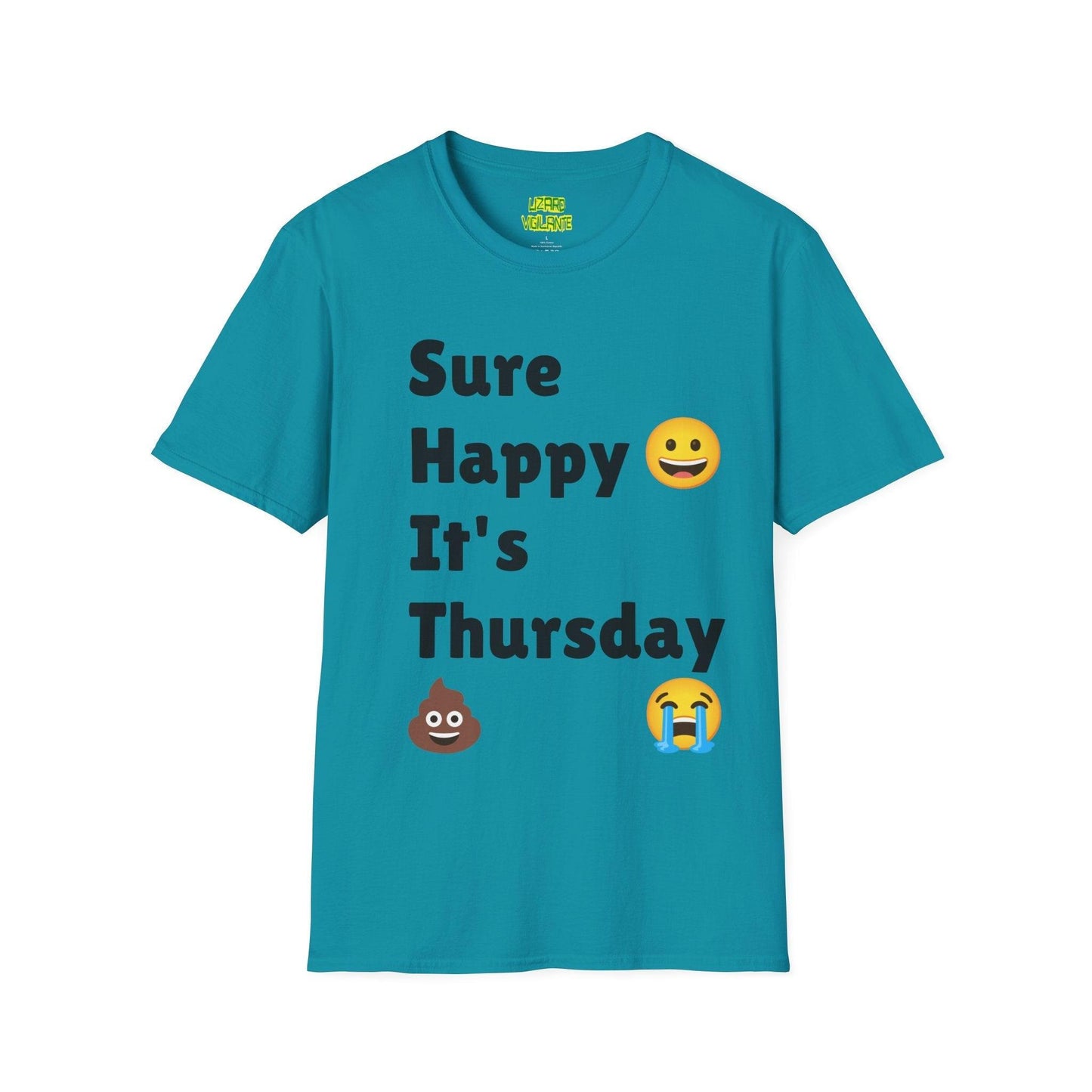 Sure Happy It's Thursday Unisex Softstyle T-Shirt - Lizard Vigilante