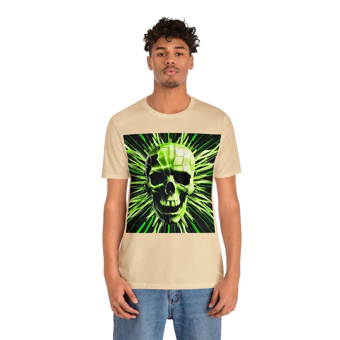 Skull Cracks Unisex Jersey Short Sleeve Tee - Lizard Vigilante