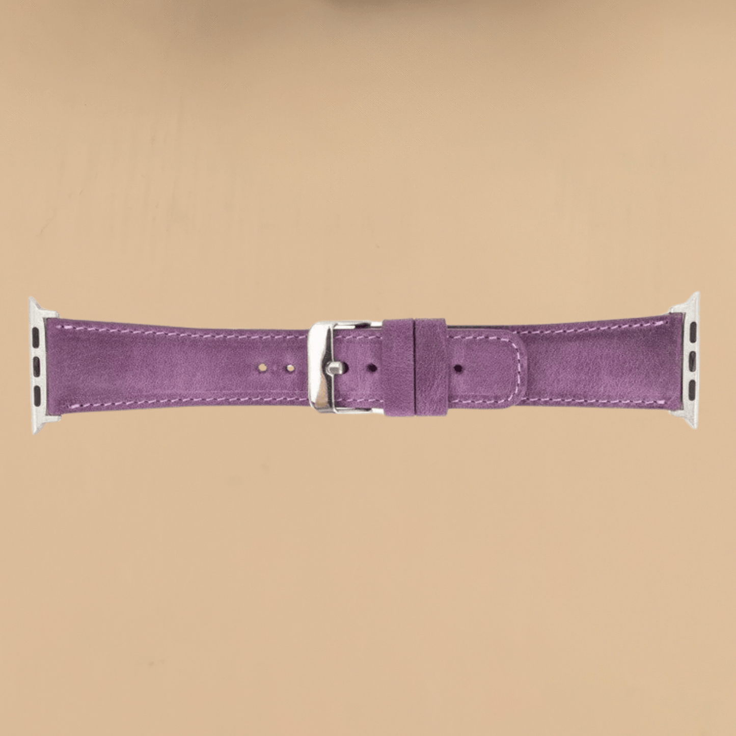Apple Watch Purple Leather Strap - Boston