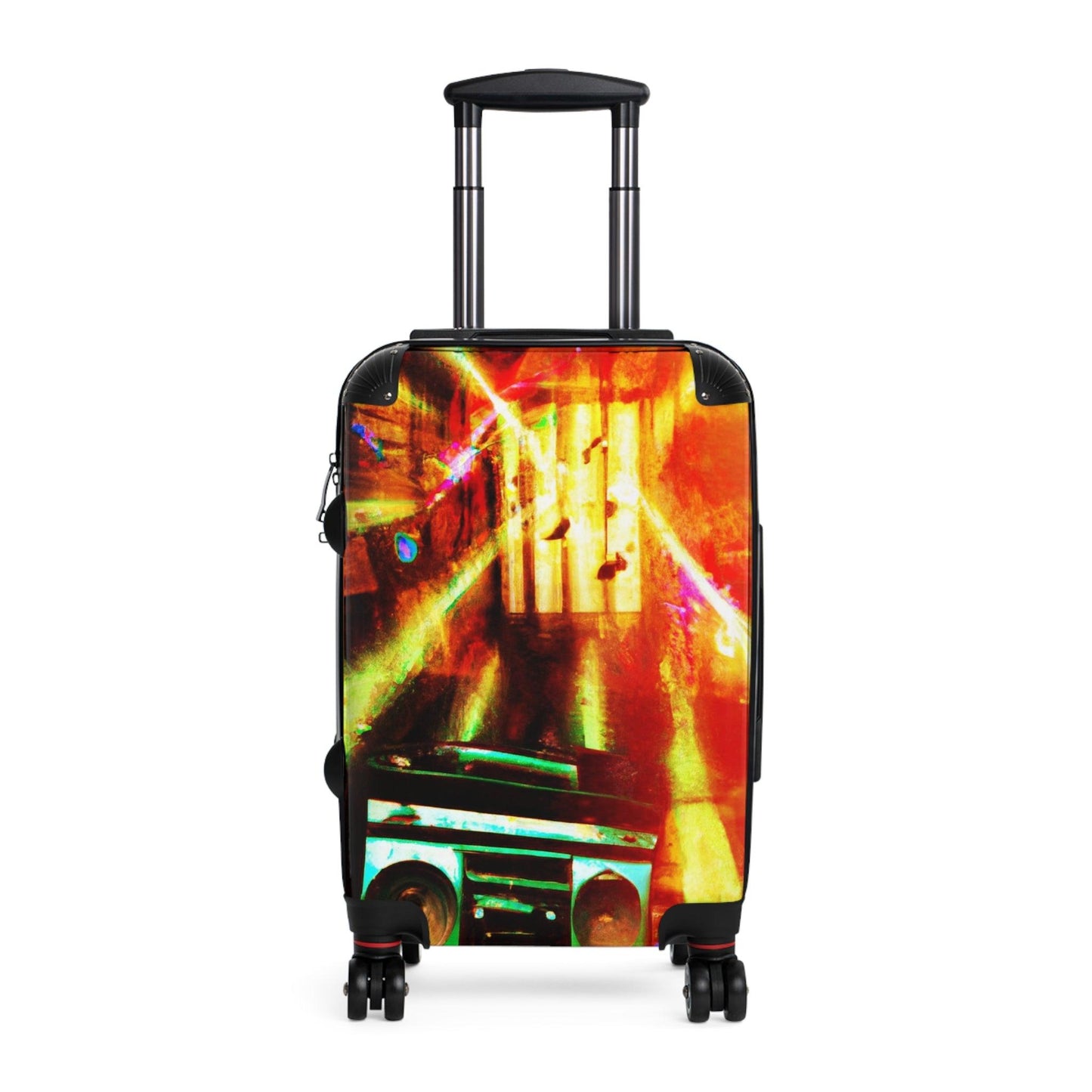 Prison Boombox Light Burst Suitcase by Lizard Vigilante - Lizard Vigilante