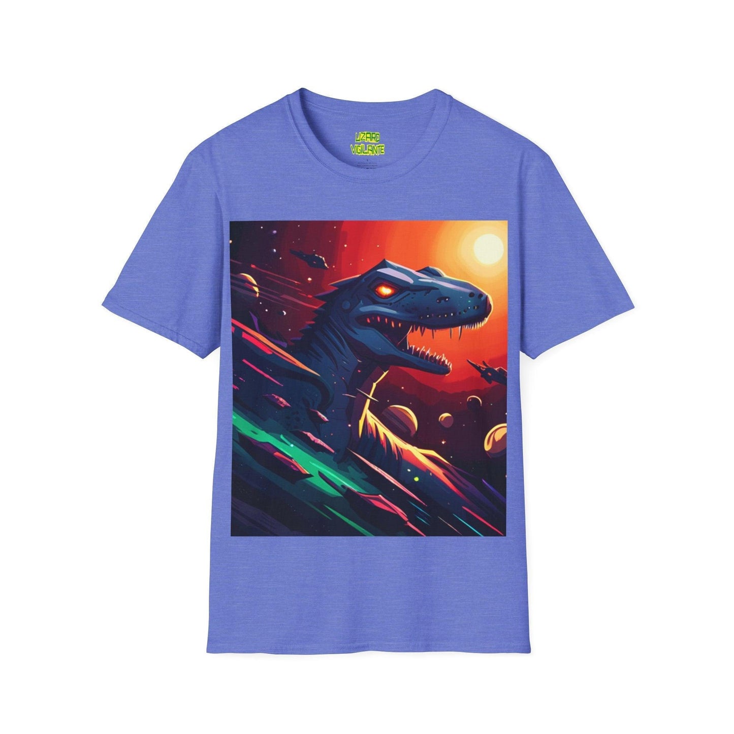 Space Lizard Vigilante Unisex Softstyle T-Shirt - Lizard Vigilante