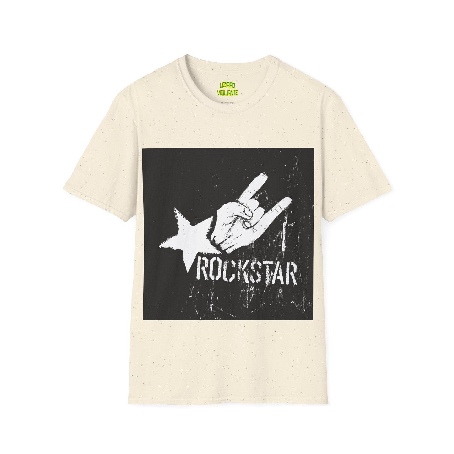 Rockstar Hand Sign Unisex Softstyle T-Shirt - Lizard Vigilante