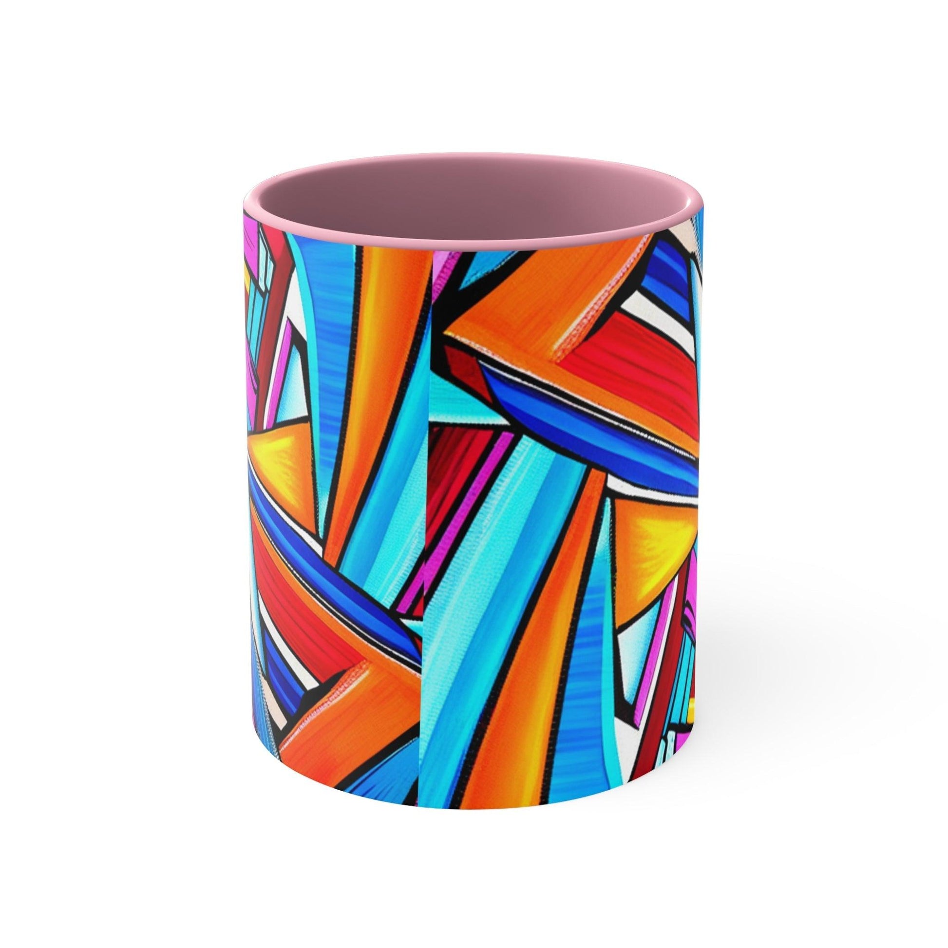 Geometrocide Accent Coffee Mug, 11oz - Lizard Vigilante