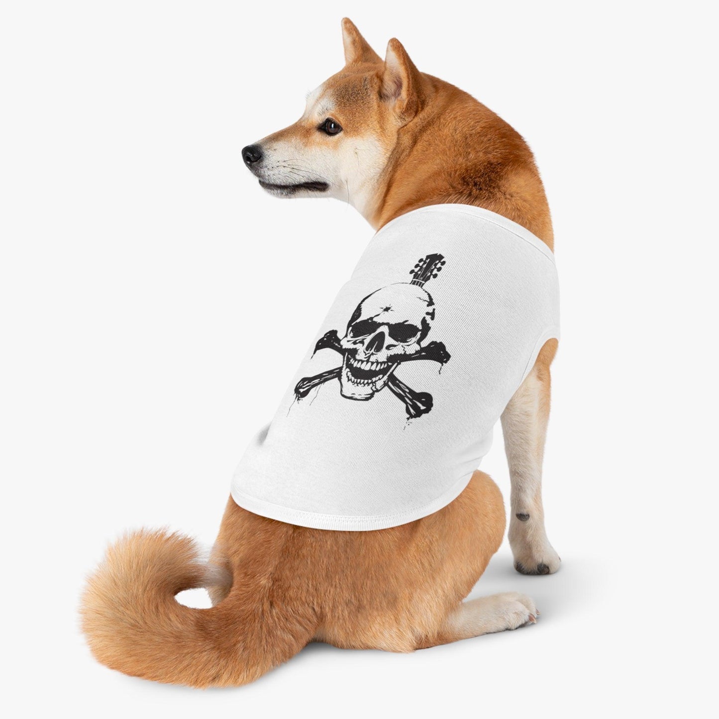 Guitar Skull Pet Tank Top - Premium Pets from Printify - Just $41.69! Shop now at Lizard Vigilante