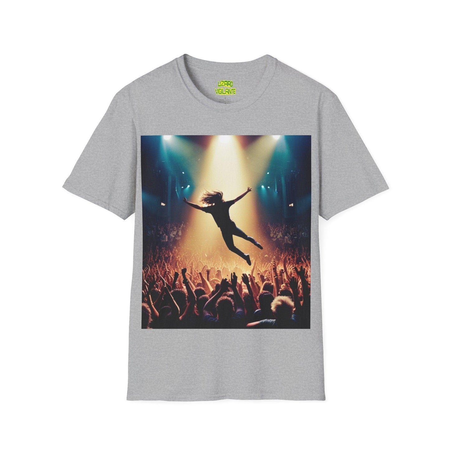 Concert Style Unisex Softstyle T-Shirt - Lizard Vigilante