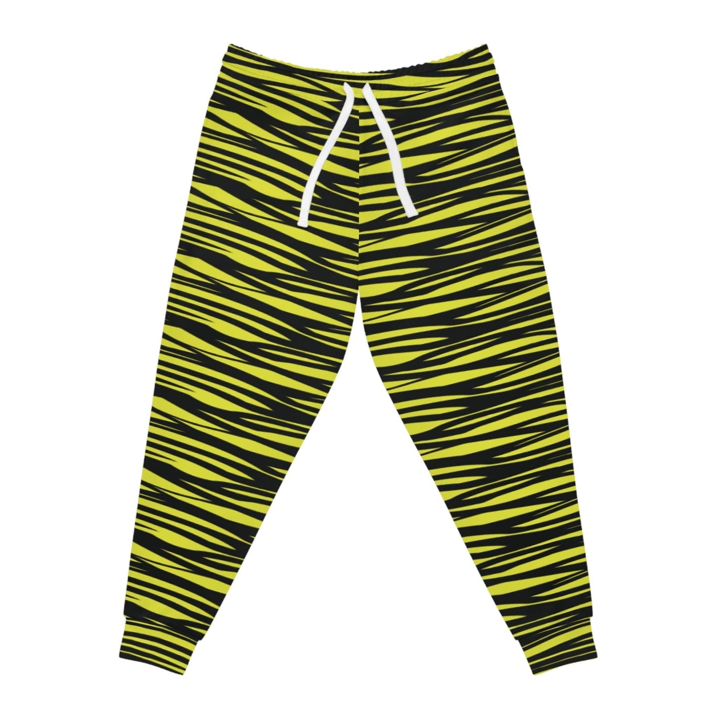 Yellow Black Athletic Joggers - Lizard Vigilante