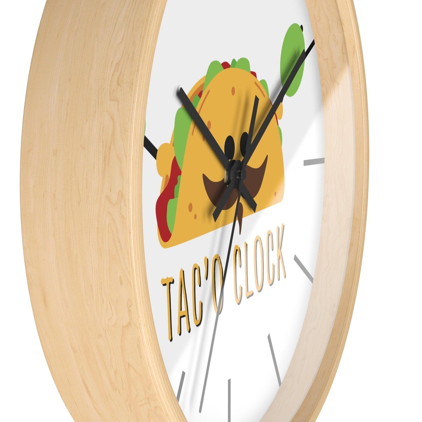 Tac'o Clock Wall Clock - Lizard Vigilante