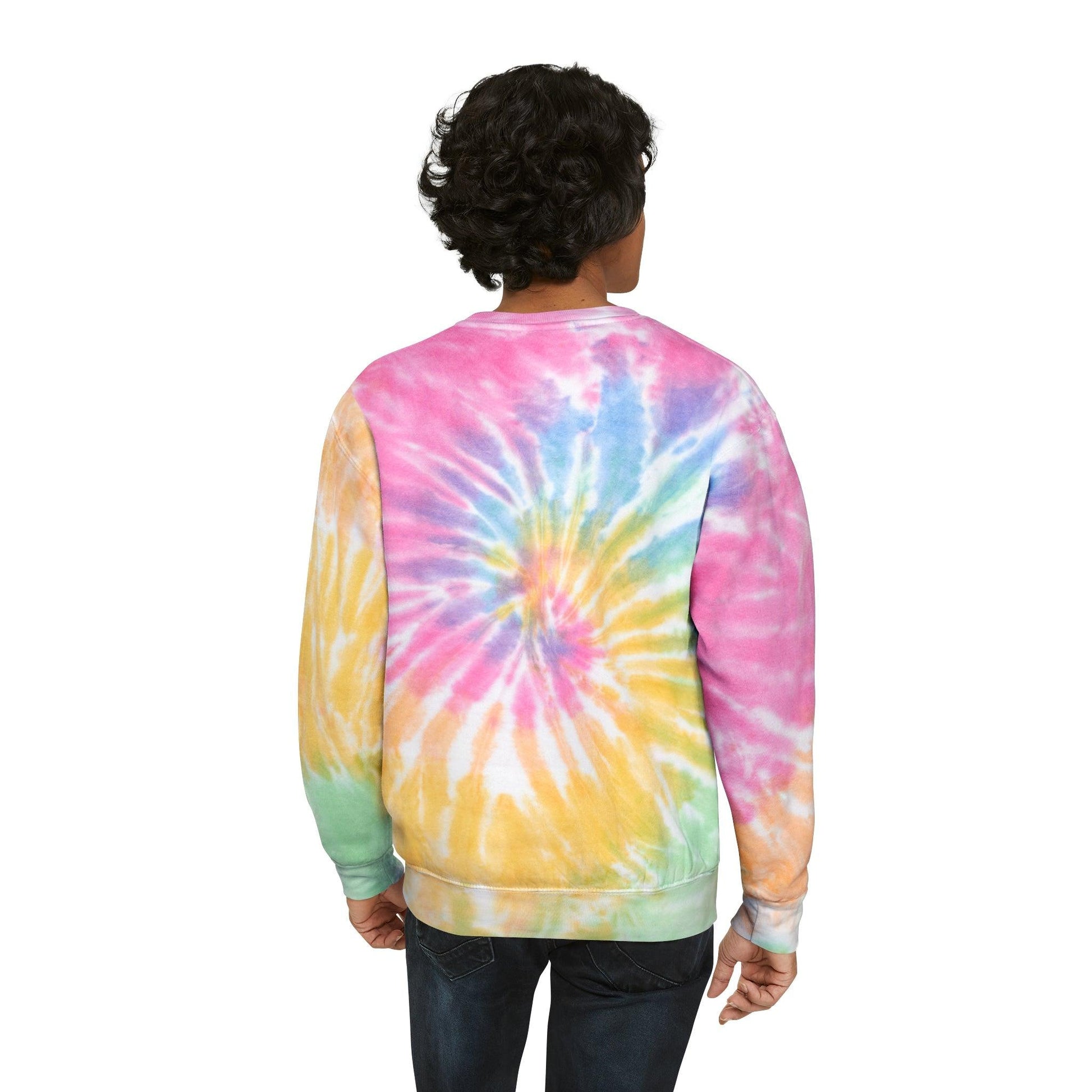 Tri-balls Unisex Tie-Dye Sweatshirt - Lizard Vigilante