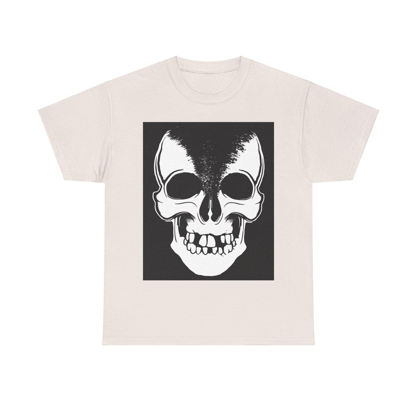 Split Skull Unisex Heavy Cotton Tee - Lizard Vigilante