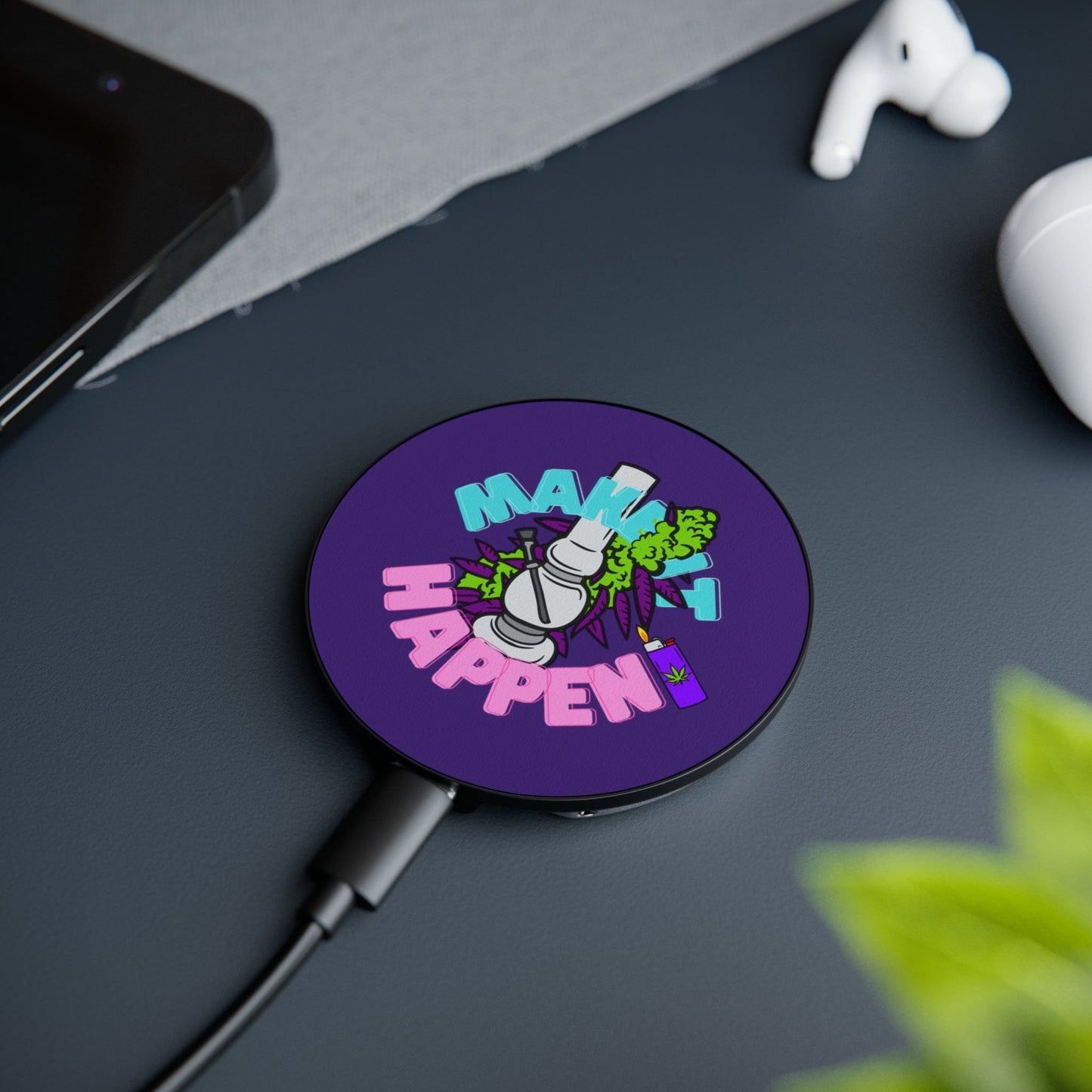 Make It Happen Cannabis Magnetic Induction Charger