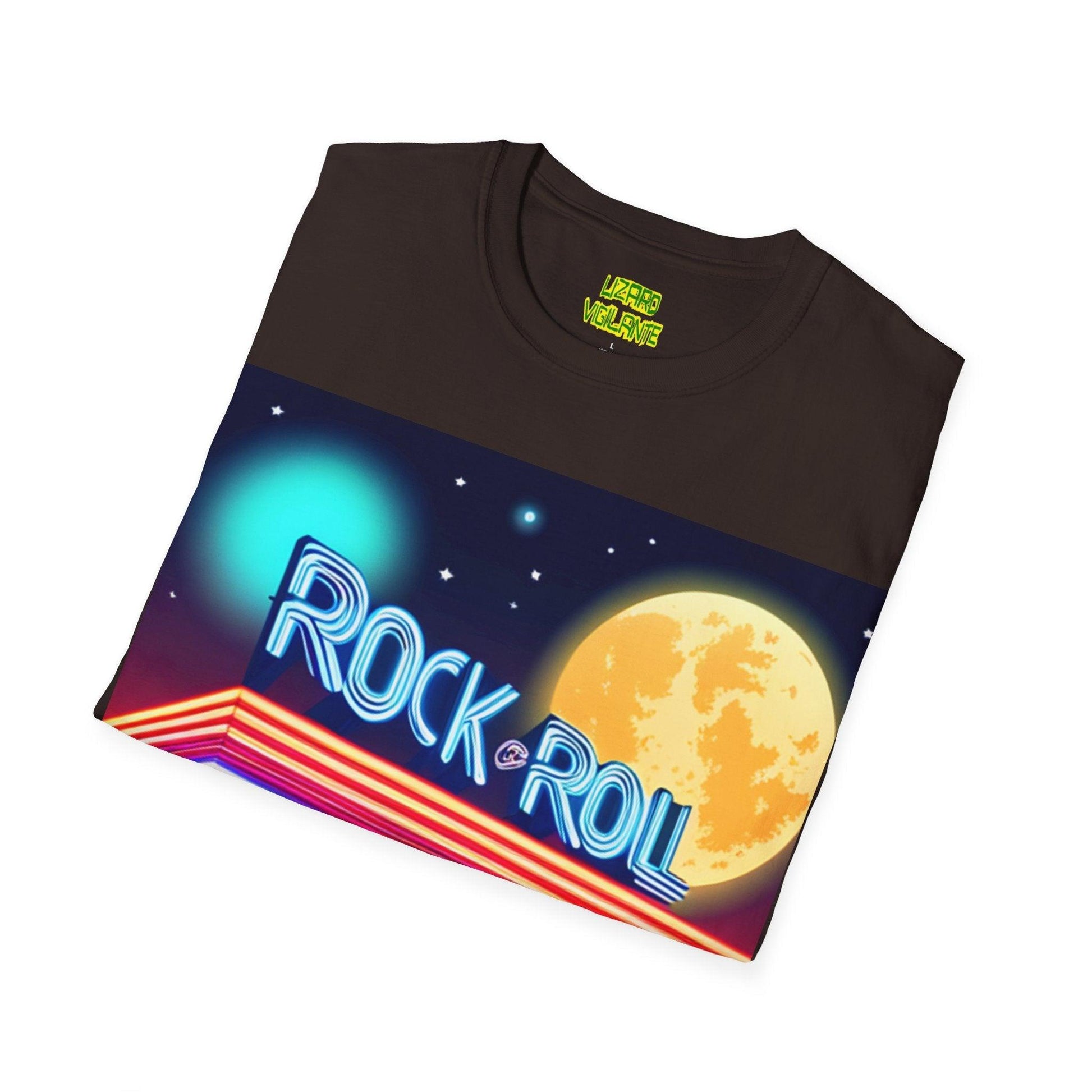 Rock*Roll Unisex Softstyle T-Shirt - Lizard Vigilante