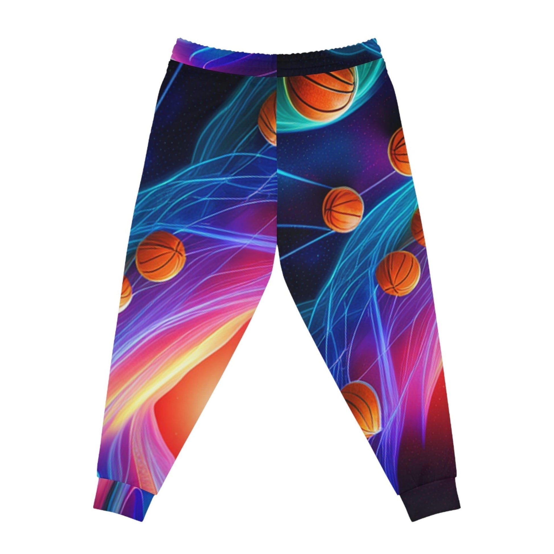 Space BasketBalls Athletic Joggers - Lizard Vigilante